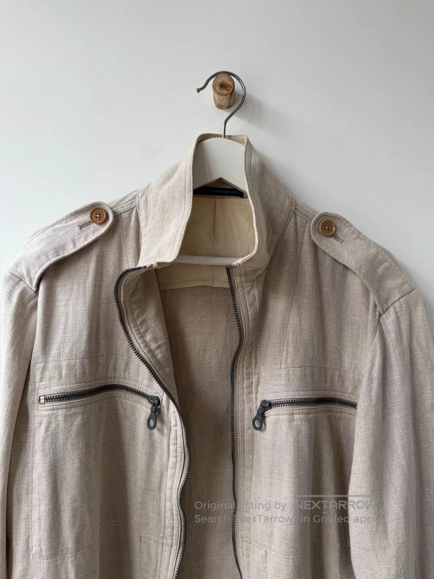 Y's for Men Yohji Yamamoto Y's Men Linen Jacket. Size US M / EU 48-50 / 2 - 3 Thumbnail
