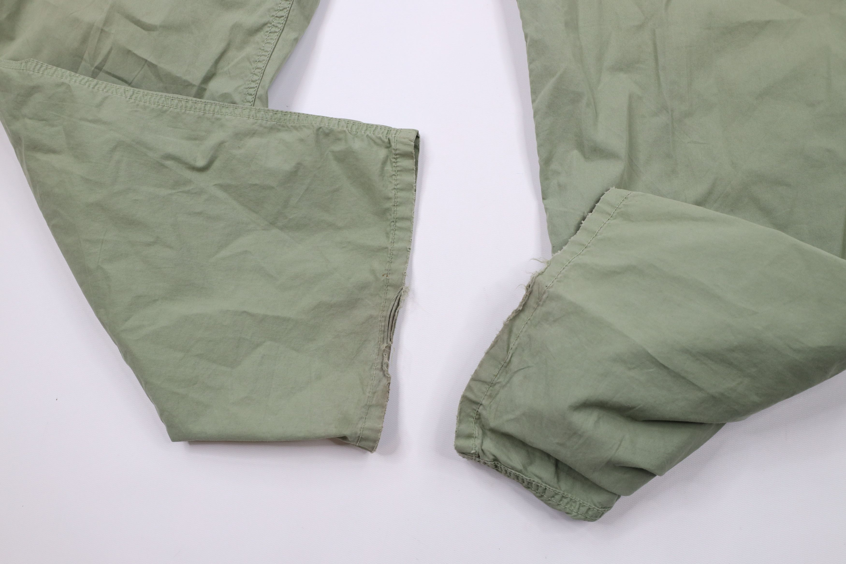 Ralph Lauren × Vintage Vintage 90s Ralph Lauren Military Wide Leg Cargo Pants Green Size US 40 / EU 56 - 5 Thumbnail