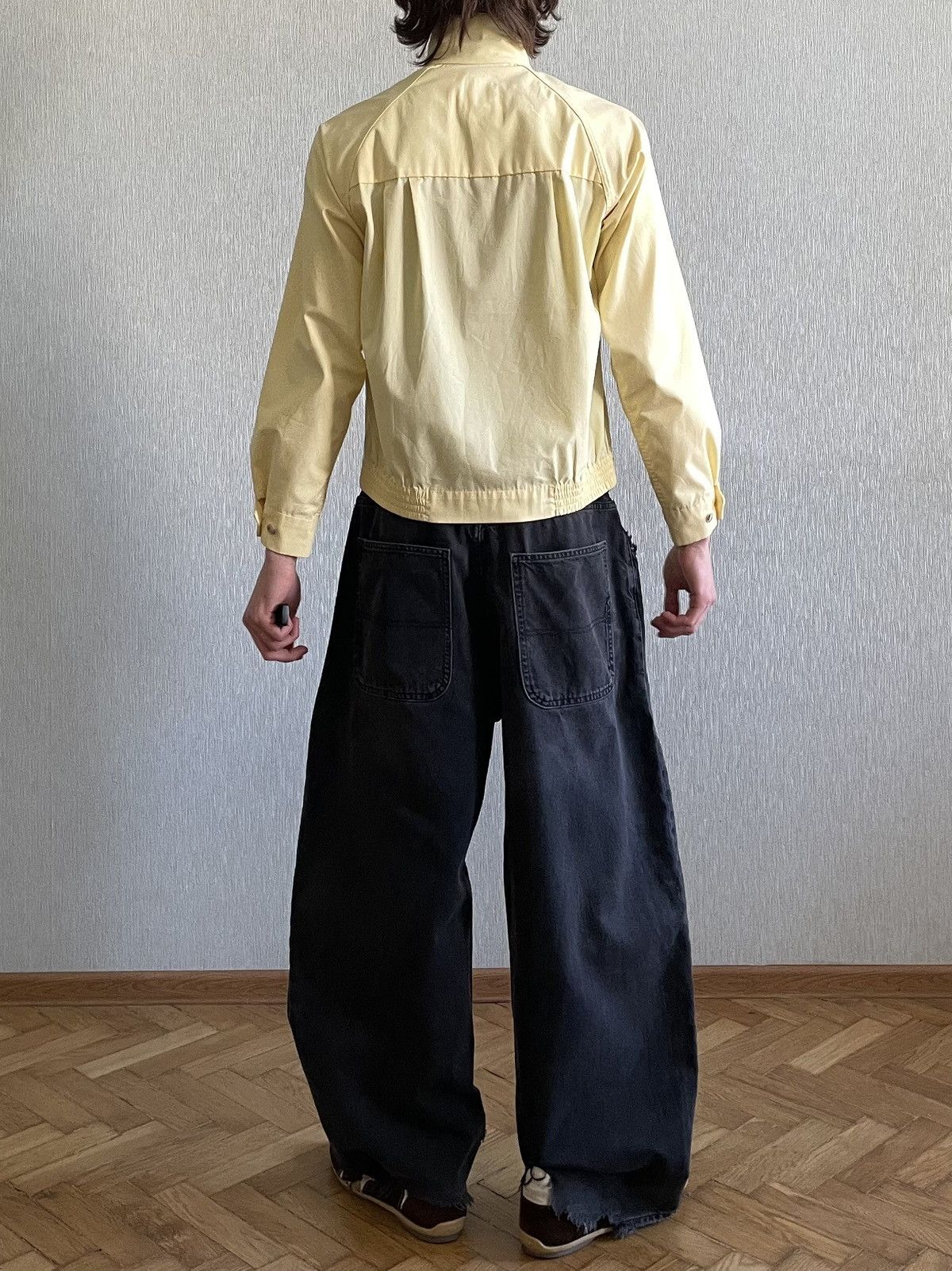 London Fog 1960s London Fog on Talon Zipper: Vintage Pastel Yellow Jack Size US M / EU 48-50 / 2 - 7 Thumbnail
