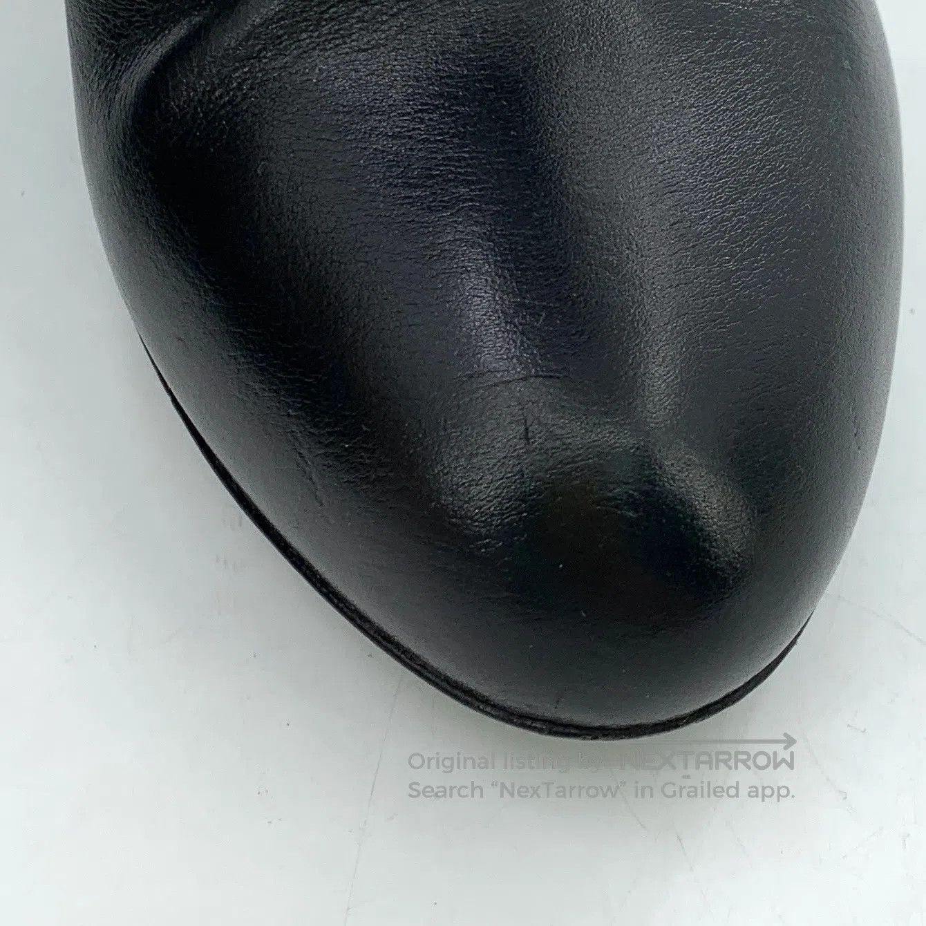 Sergio Rossi Sergio Rossi Black round toe leather fine heel high boots| Size US 5.5 / IT 35.5 - 9 Thumbnail