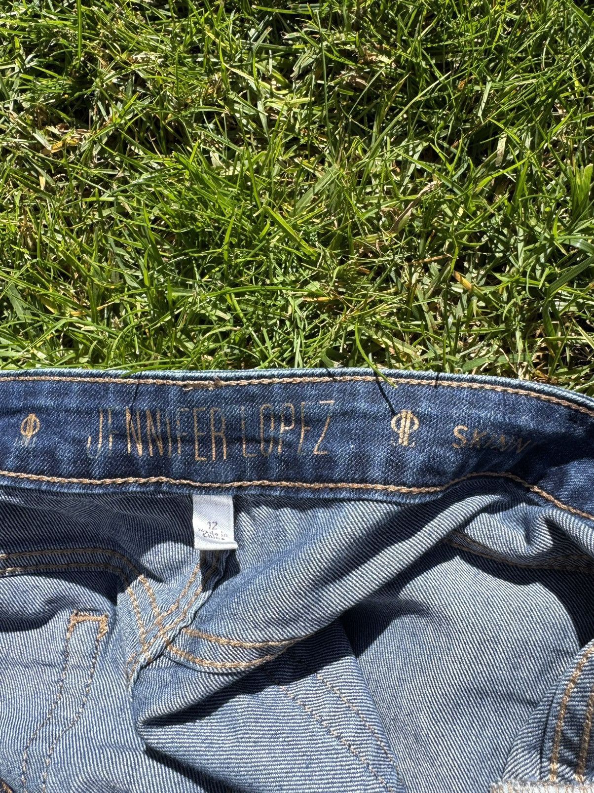 Jennifer Lopez Jennifer Lopez Skinny Jeans Size 34" / US 12 / IT 48 - 4 Thumbnail