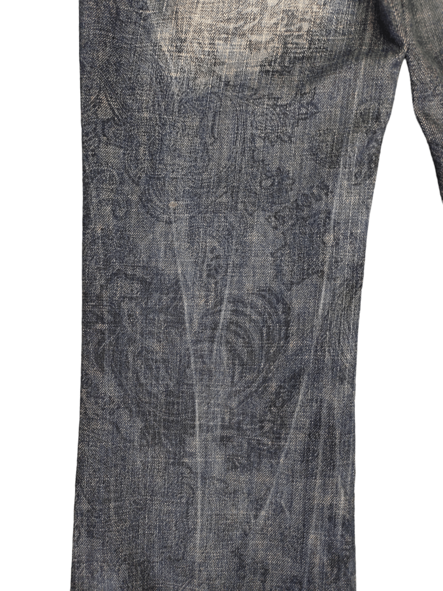 If Six Was Nine Flare Jeans Riobera Embroide Faded Low Rise Boot Cut Y2k Goa Size US 28 / EU 44 - 7 Thumbnail