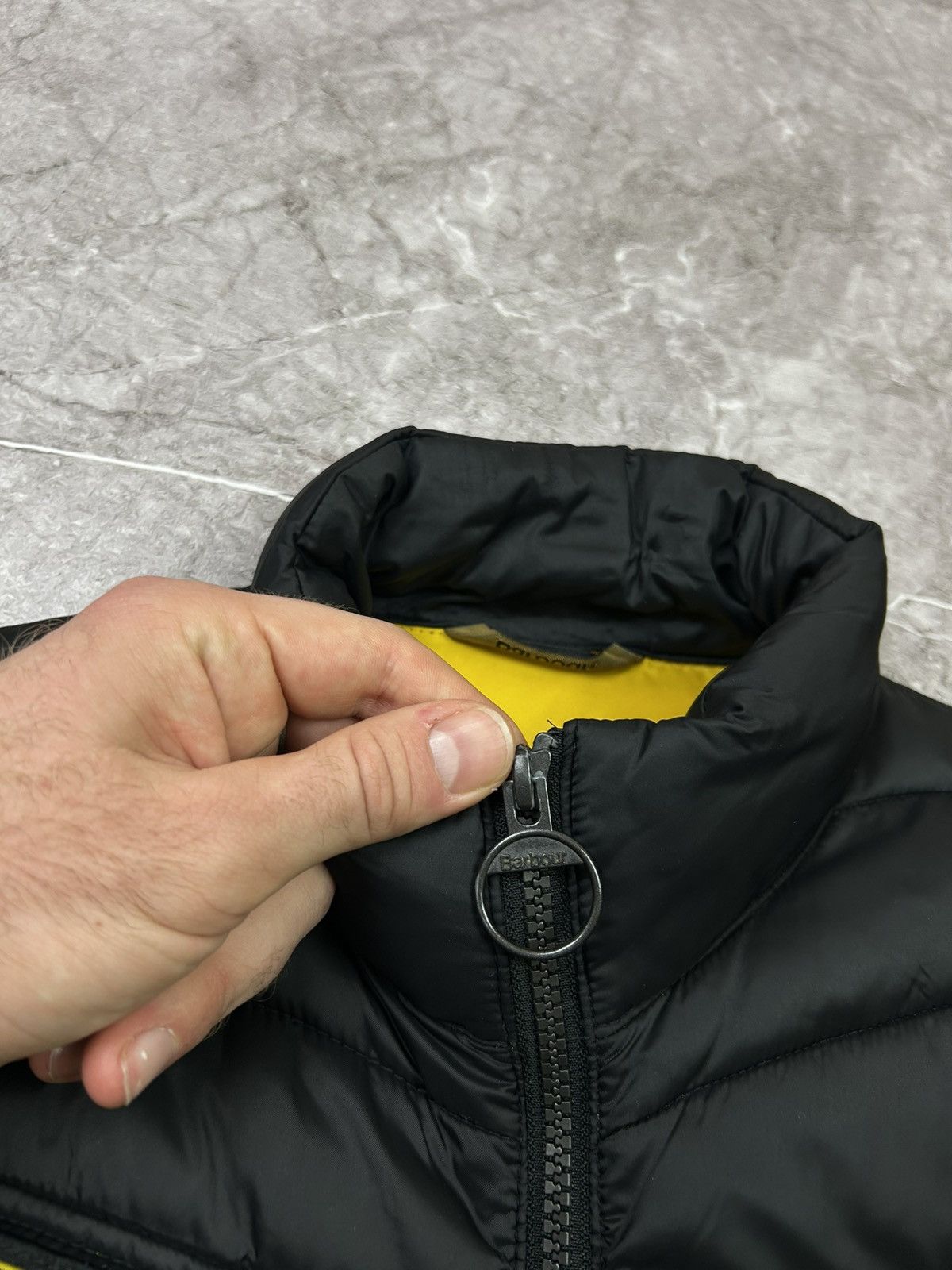 Barbour × Vintage Vintage down jacket Barbour International y 2k rare fibre Size US S / EU 44-46 / 1 - 6 Thumbnail