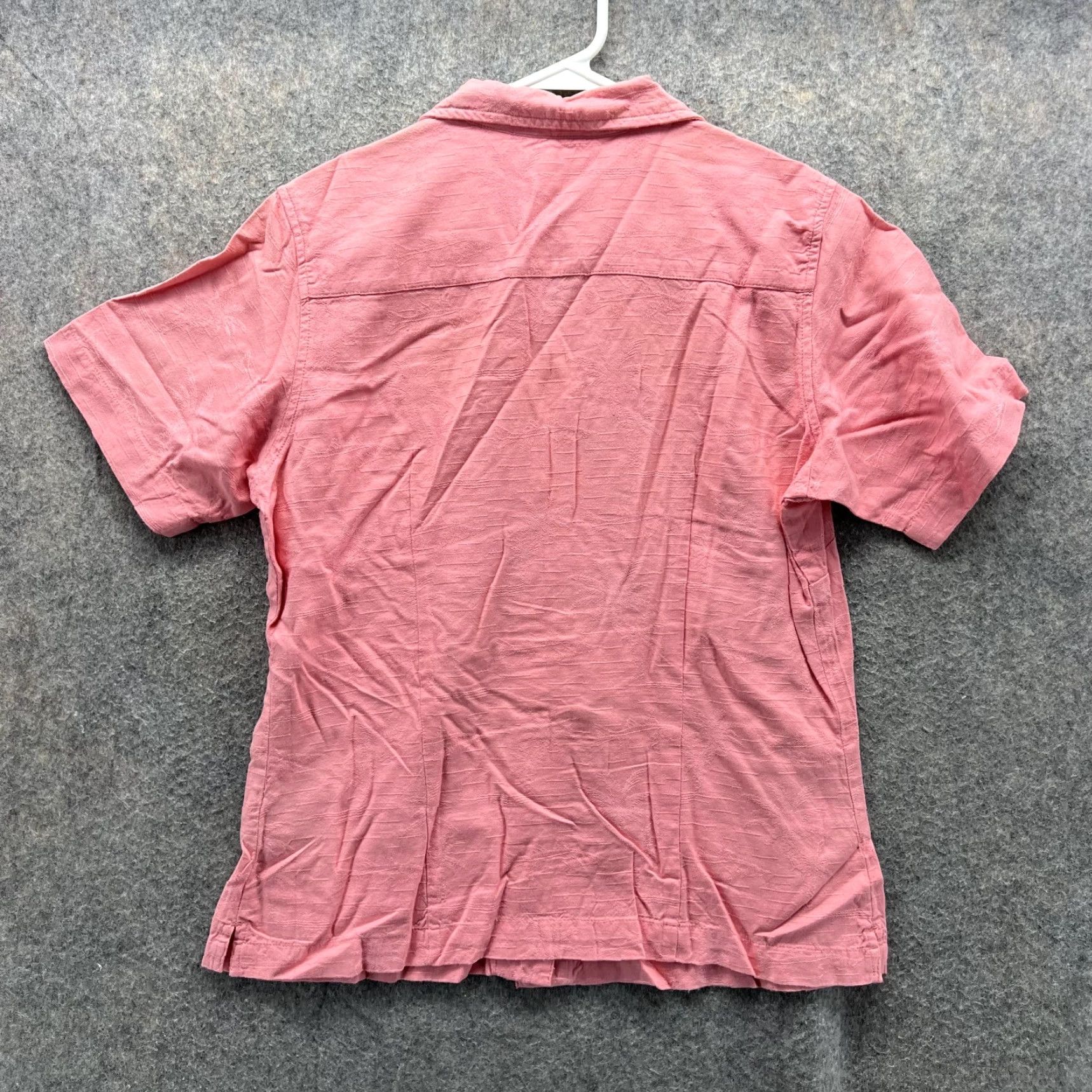 Pinko VINTAGE Columbia Shirt Women Small Pink Casual Button Down Sportswear Linen Short Sleeve Collared Button-Up All Seasons Spring Summer Winter Regular Size S / US 4 / IT 40 - 3 Thumbnail