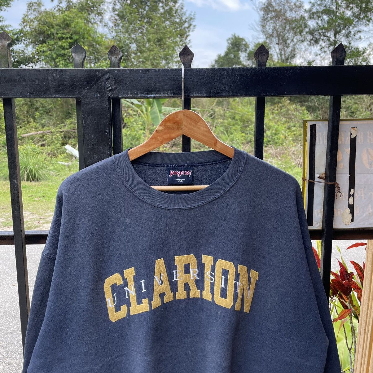 Jansport 🔥Vintage 90s Jansport University Clarion Jumper Sweatshirts Size US XL / EU 56 / 4 - 4 Thumbnail