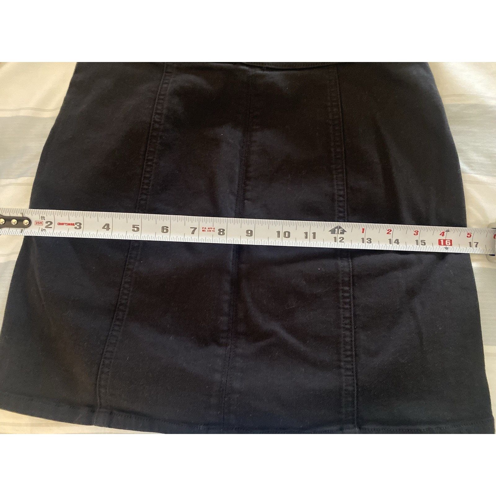 Pacsun Pacsun soft above knee blk snap skirt sz 25 NWT Size 25" / US 0 / IT 36 - 3 Thumbnail