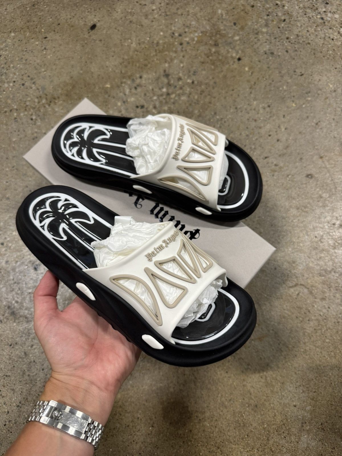 Palm Angels Rubber Slides NEW 450$