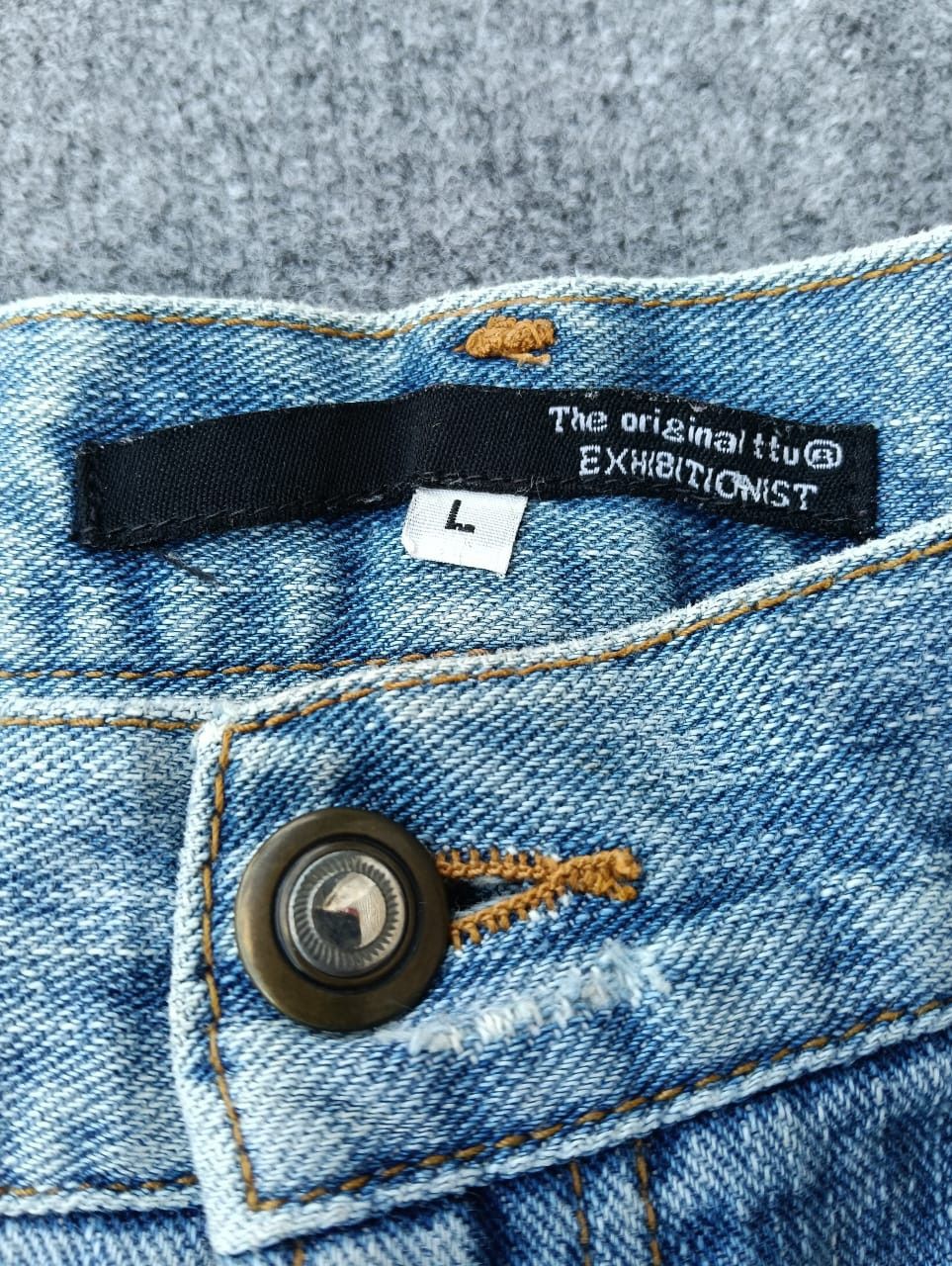 Japanese Brand TTU Exhibitionist Heavy Distressed Destroyed denim jeans. Size US 32 / EU 48 - 4 Thumbnail