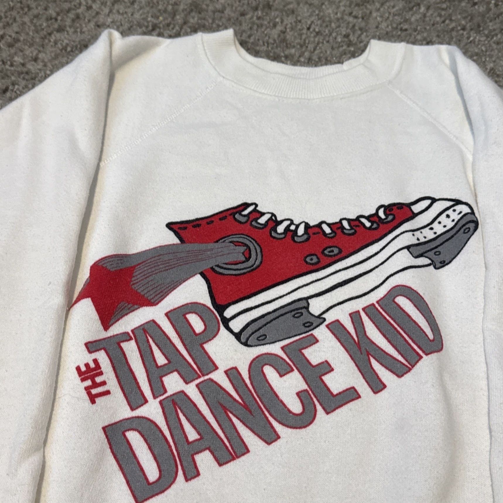 Hanes VINTAGE The Tap Dance Kid Broadway Musical Sweatshirt White Crewneck S 1984 Size US S / EU 44-46 / 1 - 3 Thumbnail