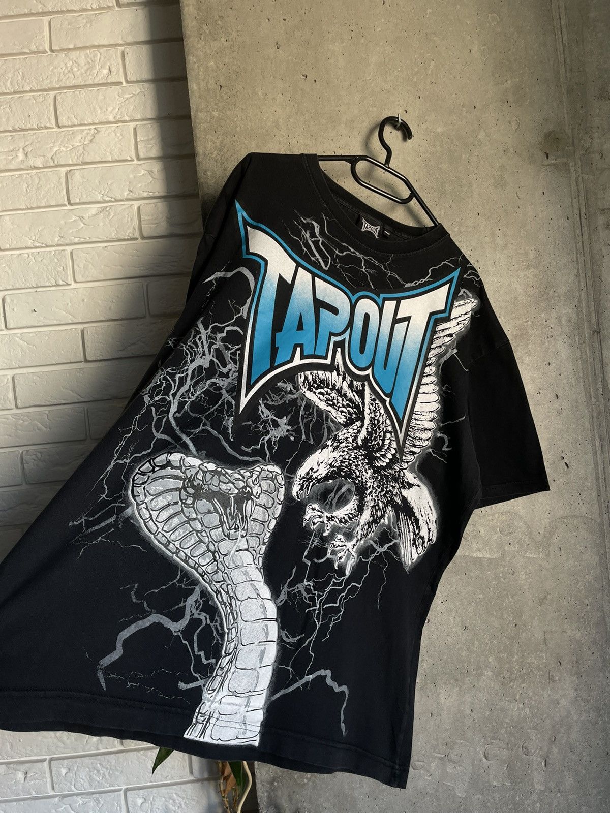 Affliction Vintage Y2K Faded Tapout Affliction Opium Grunge Tee Size US XXL / EU 58 / 5 - 4 Thumbnail