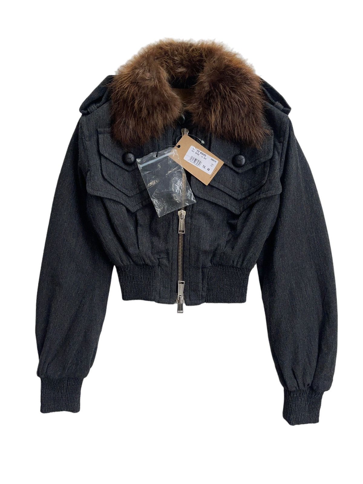 Dsquared2 FW05 Runway Dsquared2 Beaver Fur Crop Jacket Size S / US 4 / IT 40 - 2 Thumbnail