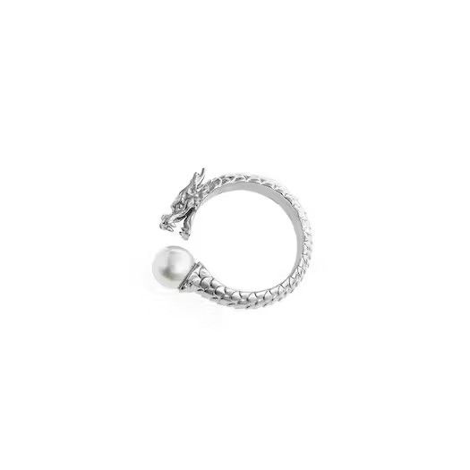 Designer × Jewelry × Vintage Retro punk ring Size ONE SIZE - 4 Thumbnail