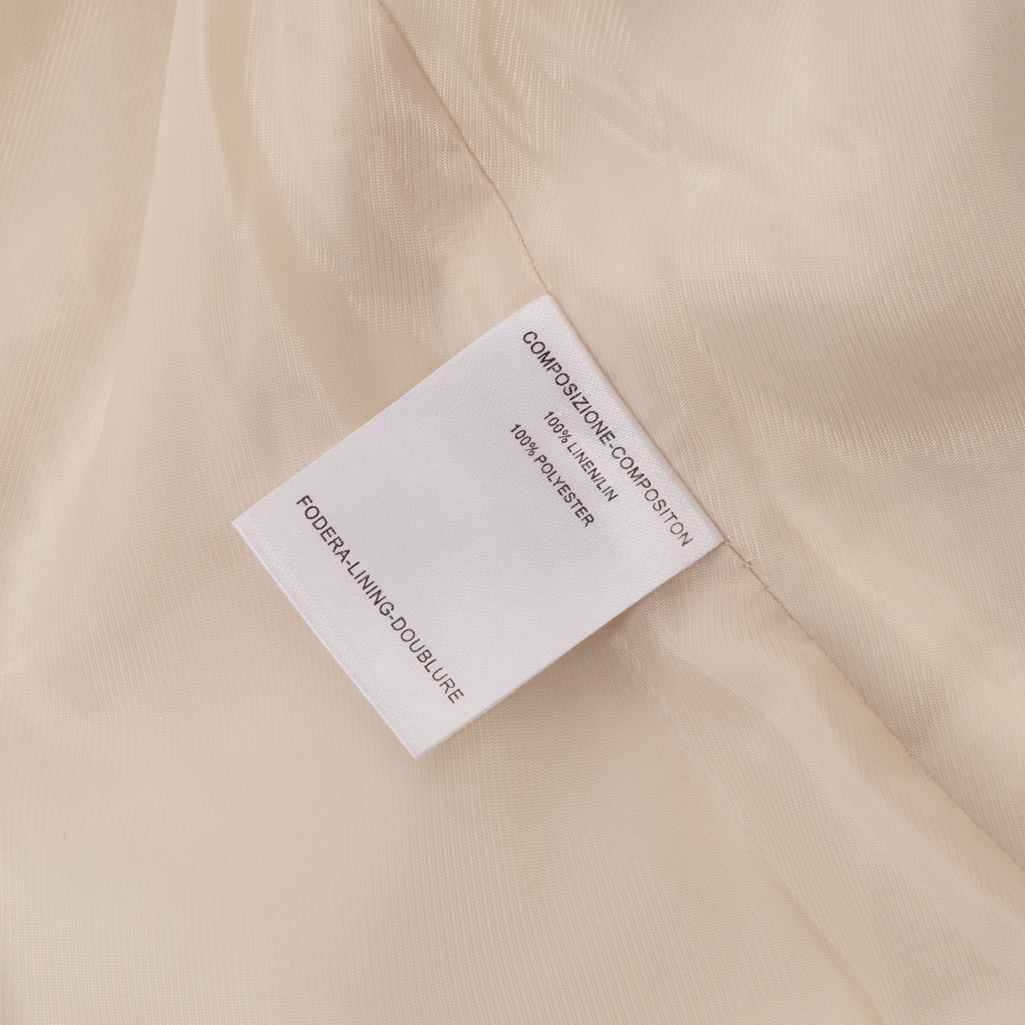 Stella McCartney STELLA MCCARTNEY Vintage Linen Ivory Cape Kimono Jacket Size S / US 4 / IT 40 - 8 Thumbnail