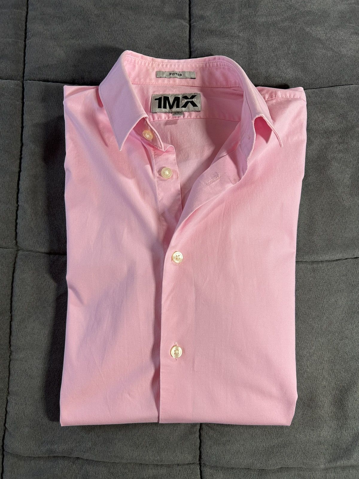Express Express Men’s pink shirt Size US M / EU 48-50 / 2 - 1 Thumbnail