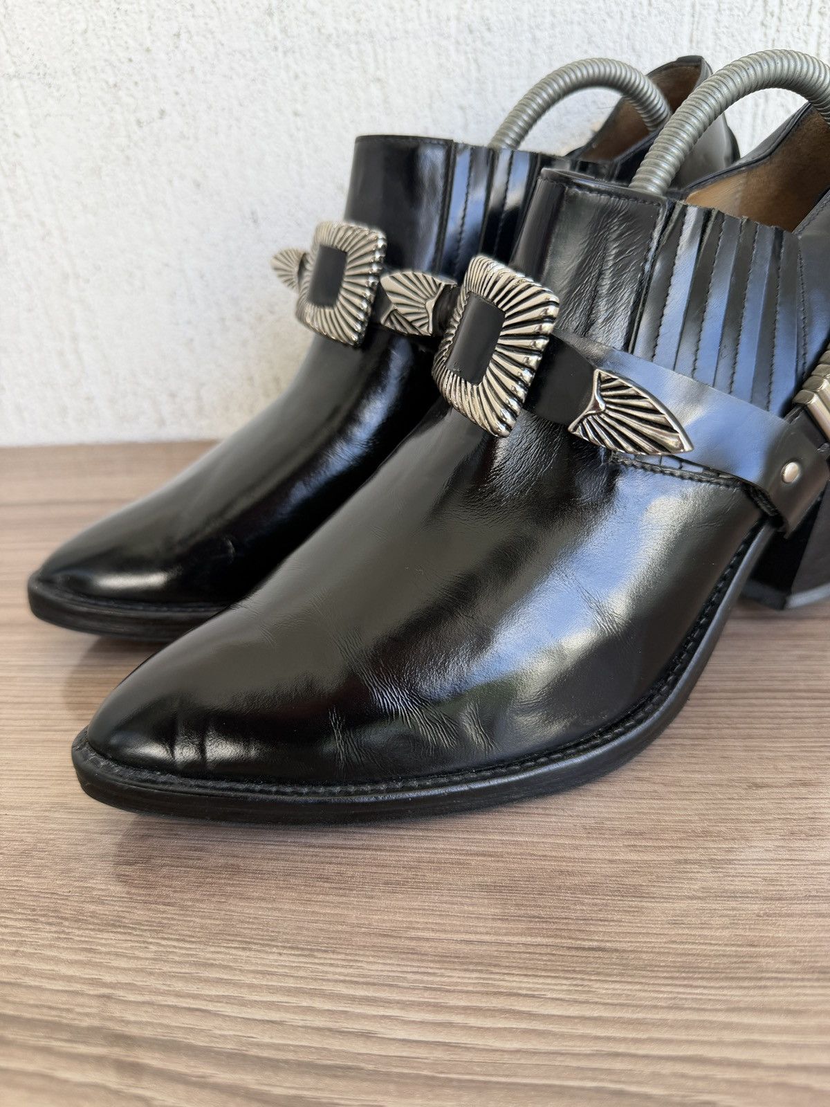 Toga Pulla Studded Western harness boots Size US 11 / IT 41 - 2 Thumbnail