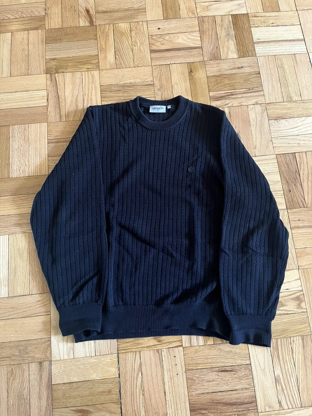 Carhartt Wip Carhartt WIP black mesh sweater Size US M / EU 48-50 / 2 - 1 Thumbnail