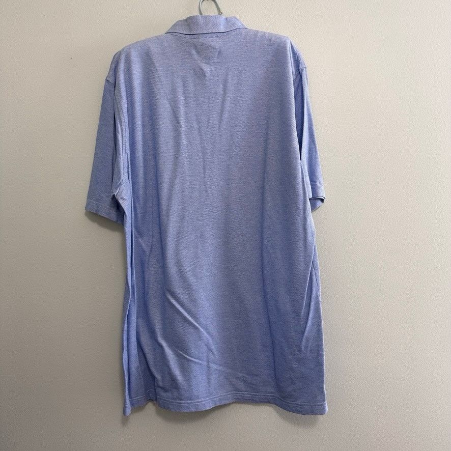 Brooks Brothers Brooks Brothers blue jersey knit short sleeve button down Size US M / EU 48-50 / 2 - 3 Thumbnail