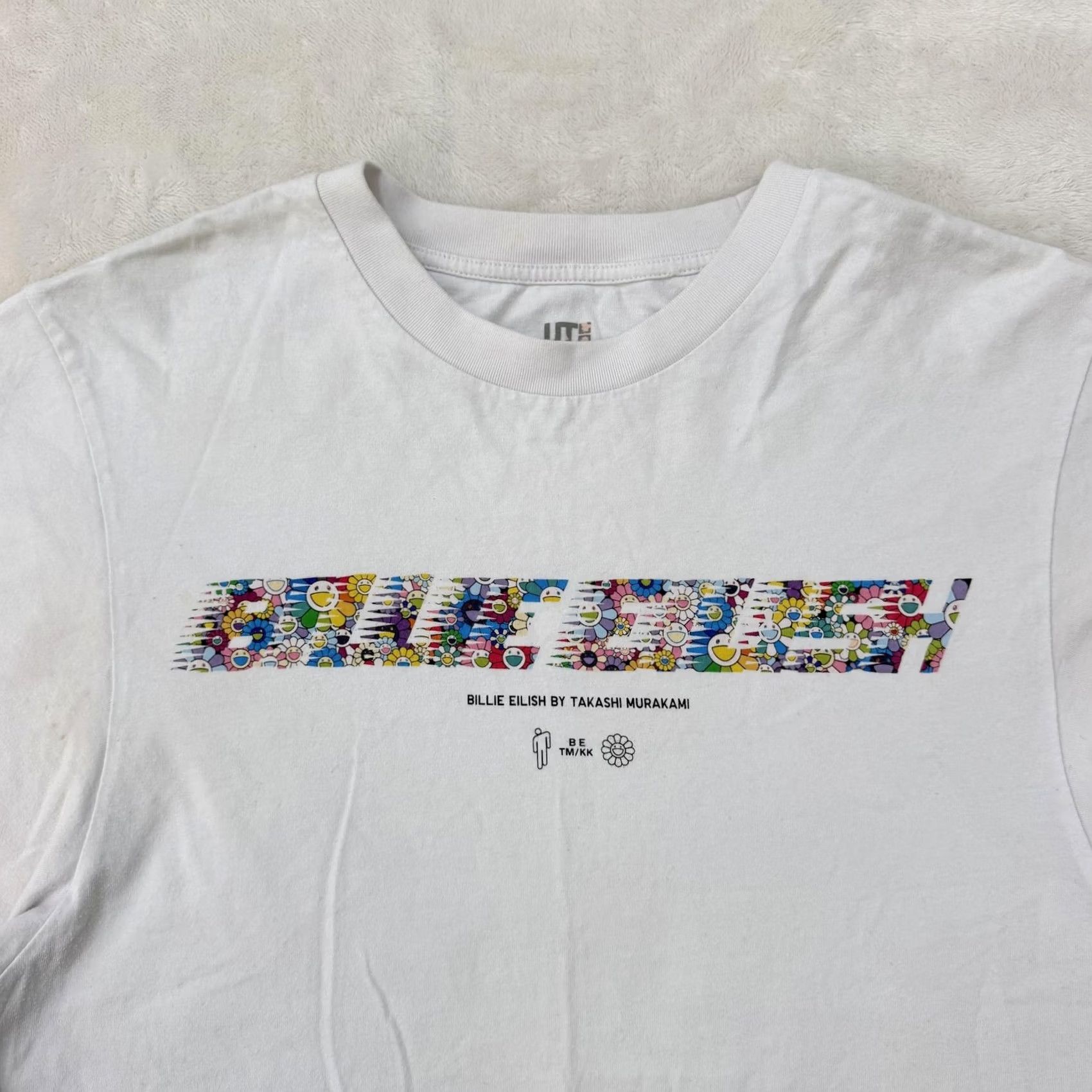 Uniqlo Billie Eilish Uniqlo Shirt Womens M White Murakami Graphic T-Shirt Tee Size M / US 6-8 / IT 42-44 - 2 Thumbnail