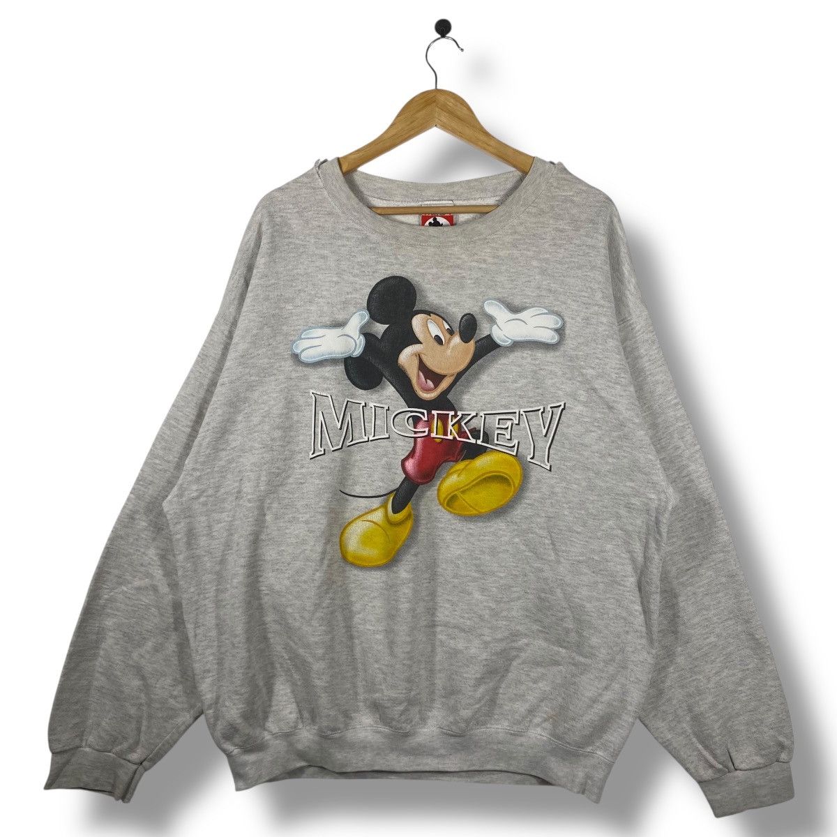 Mickey Mouse Vintage 90's MICKEY MOUSE Big Sweatshirt 2-Large Size Size US XXL / EU 58 / 5 - 1 Thumbnail