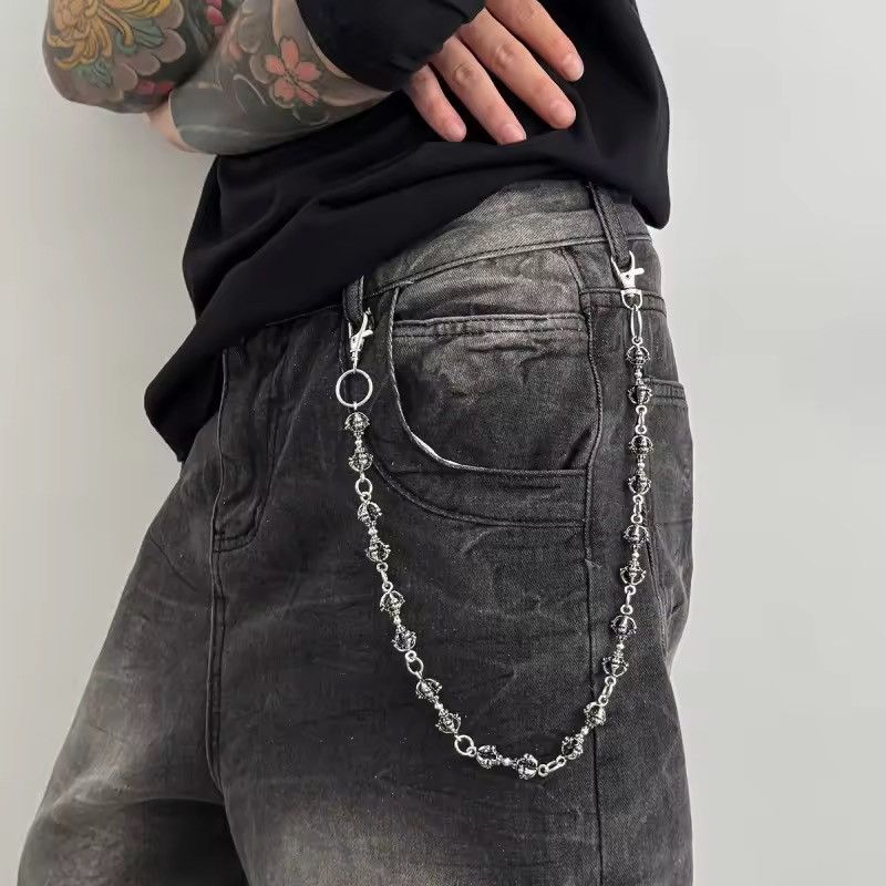 Vintage Punk Rock Metal Wallet Chain Size ONE SIZE - 3 Thumbnail