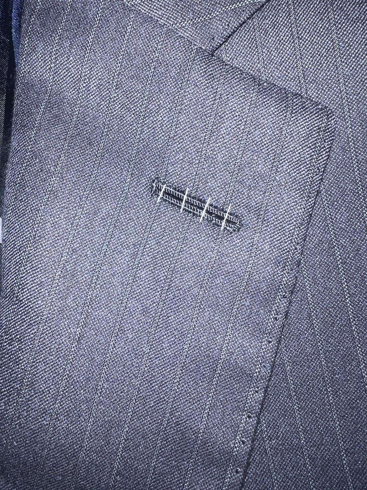 Brioni Brioni NM COLOSSE Suit –Navy Tonal Pinstripe – Wool & Silk Size 42R - 8 Thumbnail