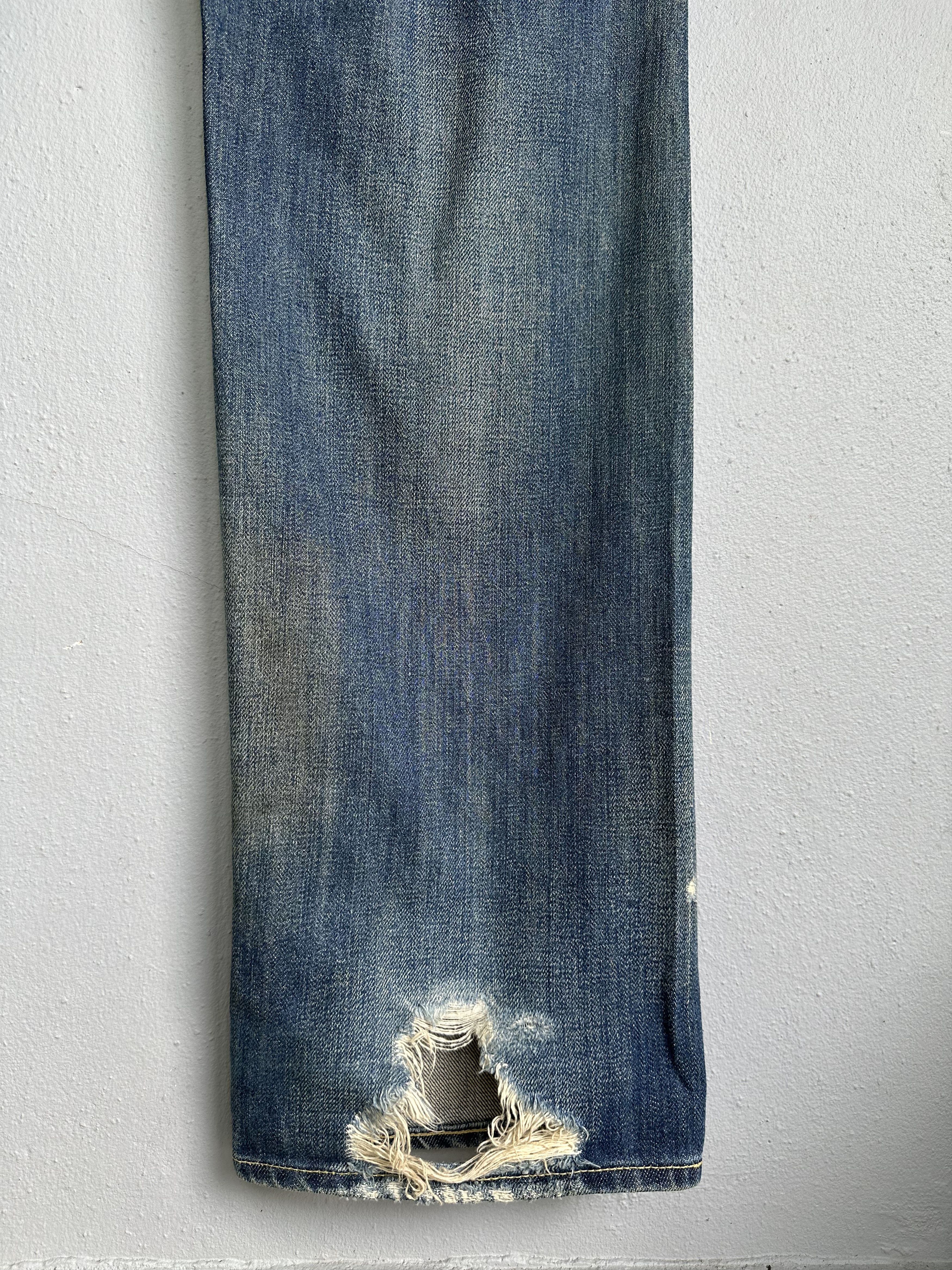 Levi's Vintage Clothing Vintage Levi's 501 Big E 1971 Distressed Reproduction Jeans Size US 34 / EU 50 - 20 Thumbnail
