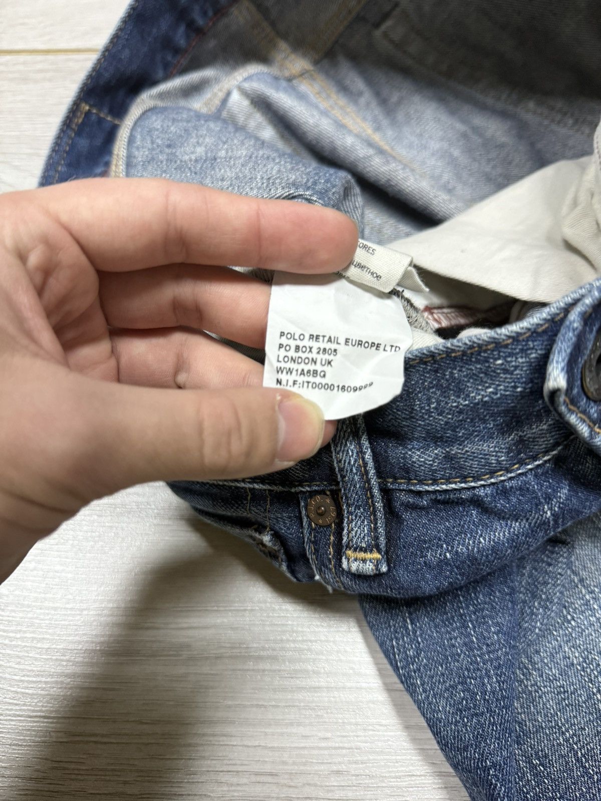 Polo Ralph Lauren Ralph Lauren Denim & Supply USA 🇺🇸 flag vintage jeans Size US 34 / EU 50 - 9 Thumbnail