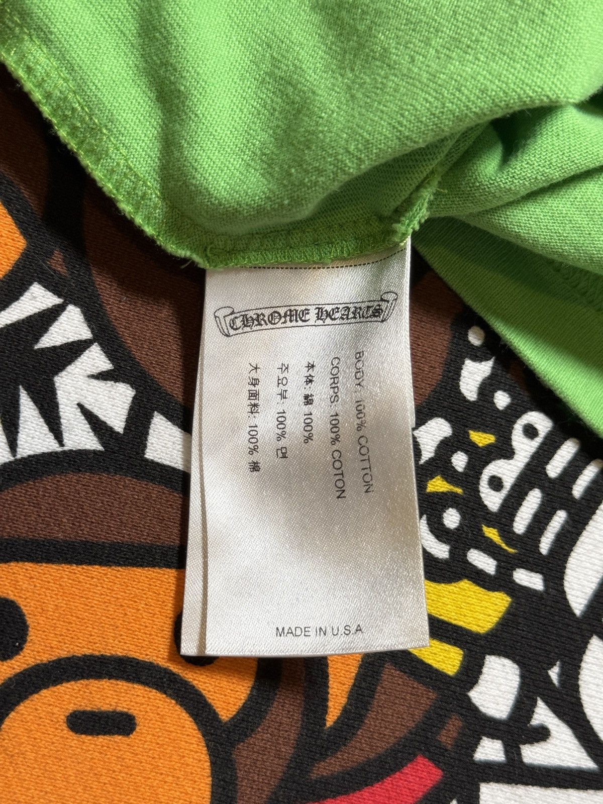 Chrome Hearts Chrome Hearts Matty Boy Green Records Logo Tee Size US M / EU 48-50 / 2 - 7 Thumbnail