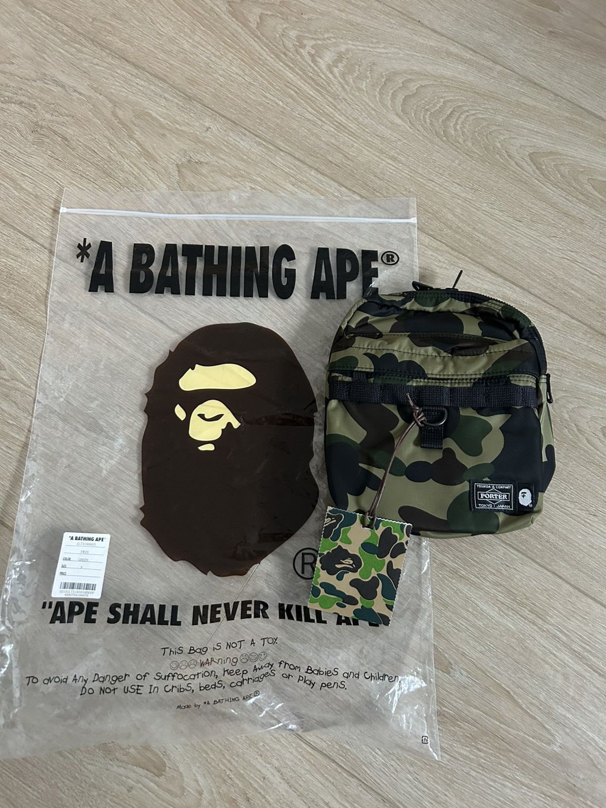 Bape × Porter Bape x Porter Cross Body Bag Size ONE SIZE - 1 Thumbnail