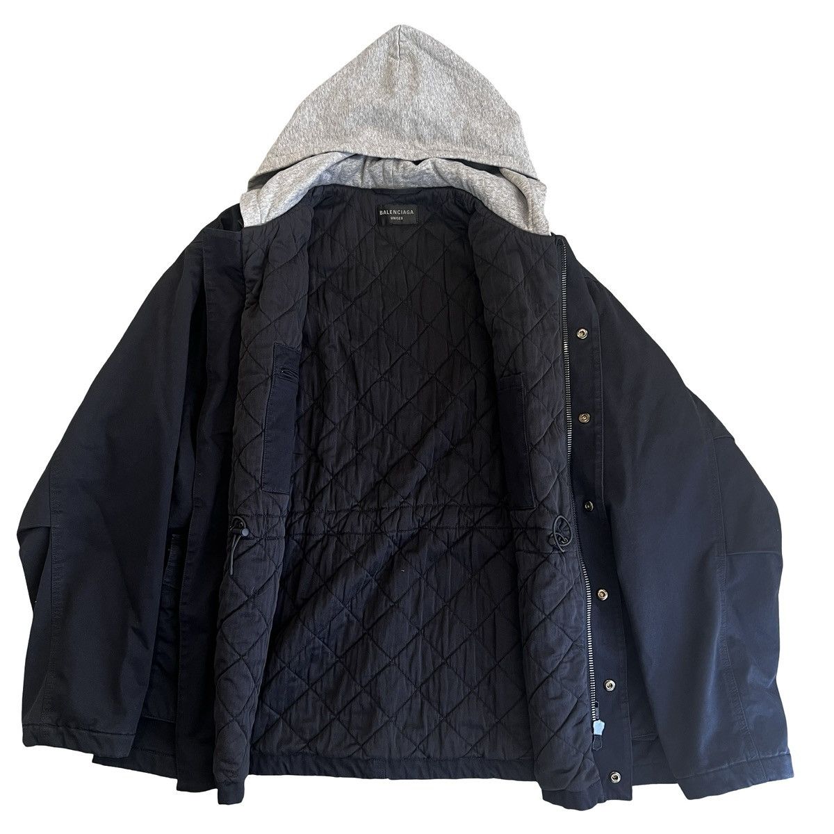 Balenciaga BALENCIAGA 2023AW DOUBLE B Work Parka Blouson Size US L / EU 52-54 / 3 - 5 Thumbnail