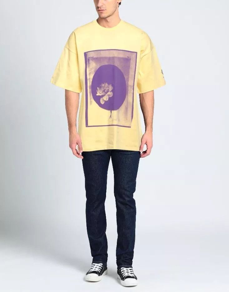 Oamc o1mle1124 Aurora Short Sleeve T-Shirt in Yellow | Grailed