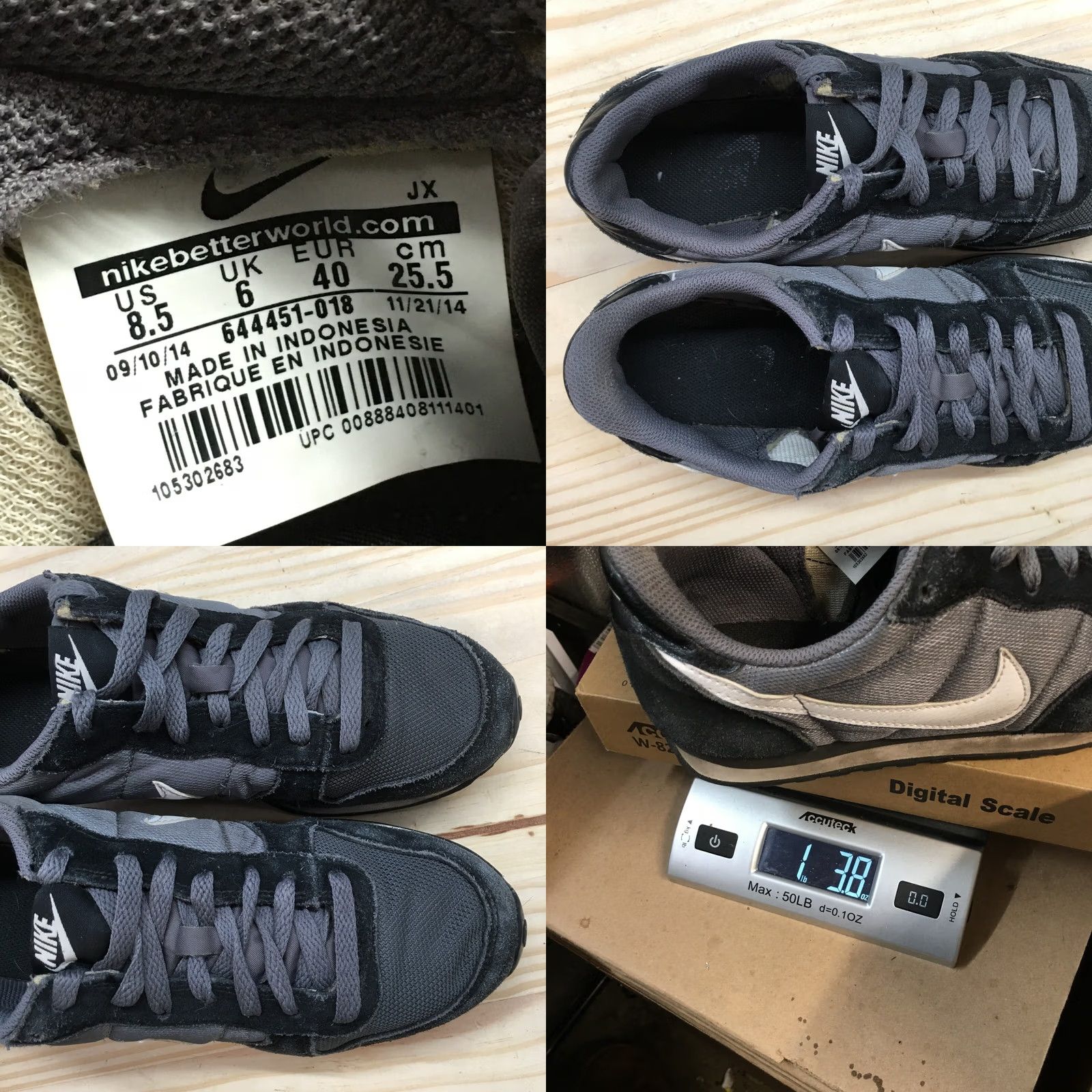 Nike Nike Genicco Sneakers Womens Low Top Gray 8.5 Lace Up Comfort Shoes 644451-018 Size M / US 6-8 / IT 42-44 - 9 Thumbnail
