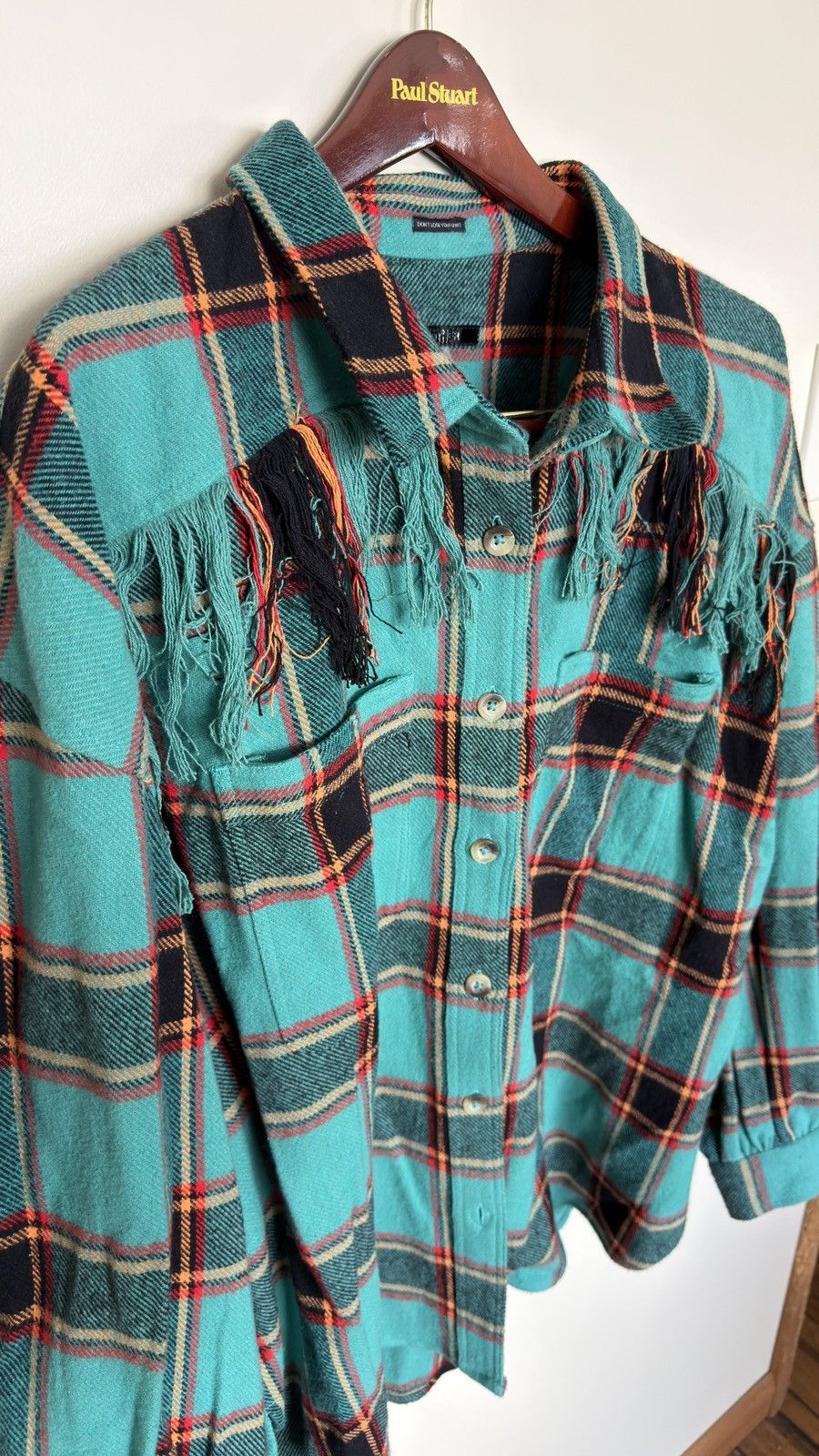 MOTHER Fringe Benefits Western Plaid Size US XL / EU 56 / 4 - 7 Thumbnail