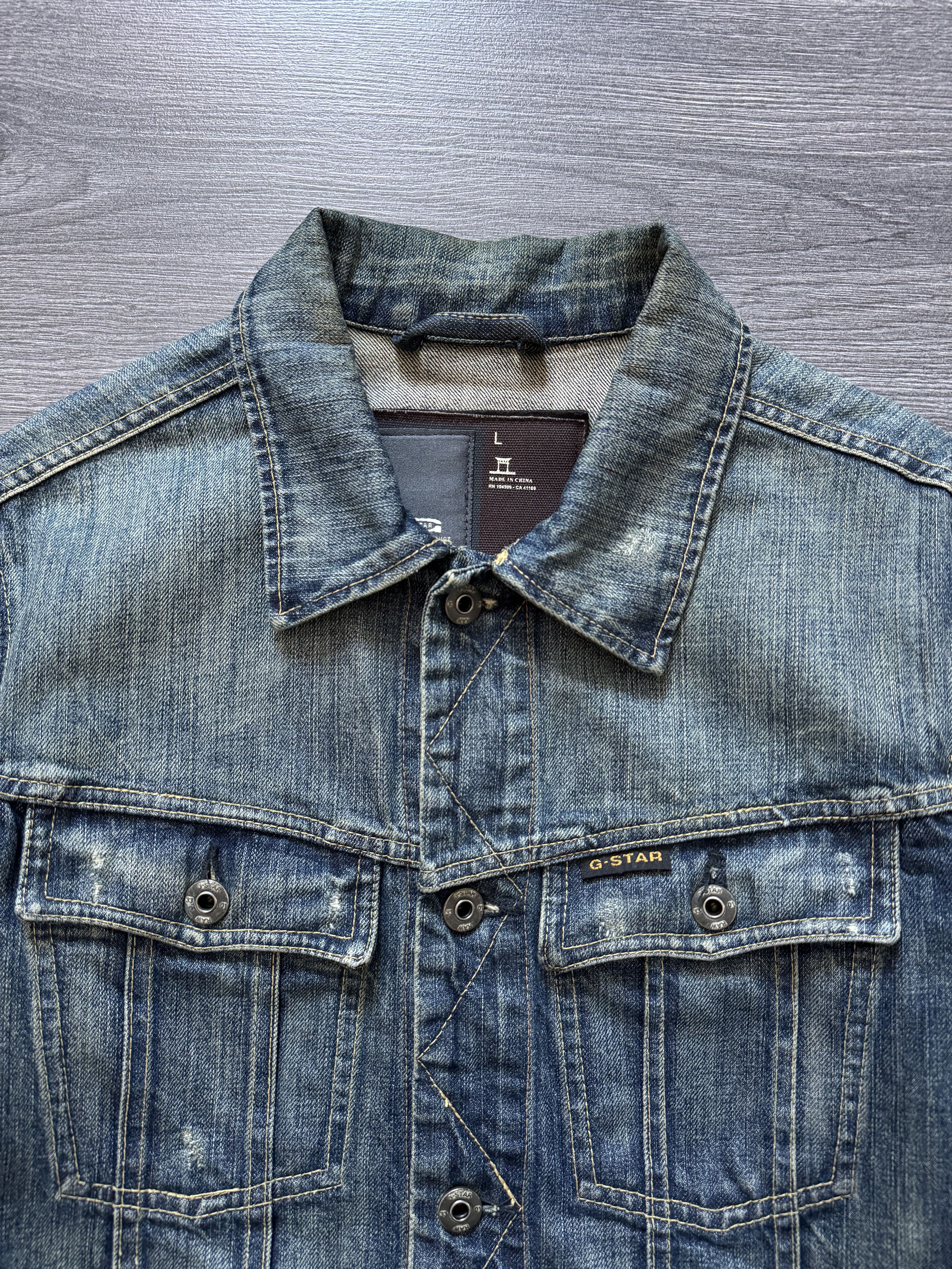 G-Star G-Star Raw slim tailor denim jacket dark indigo blue Size US M / EU 48-50 / 2 - 8 Thumbnail