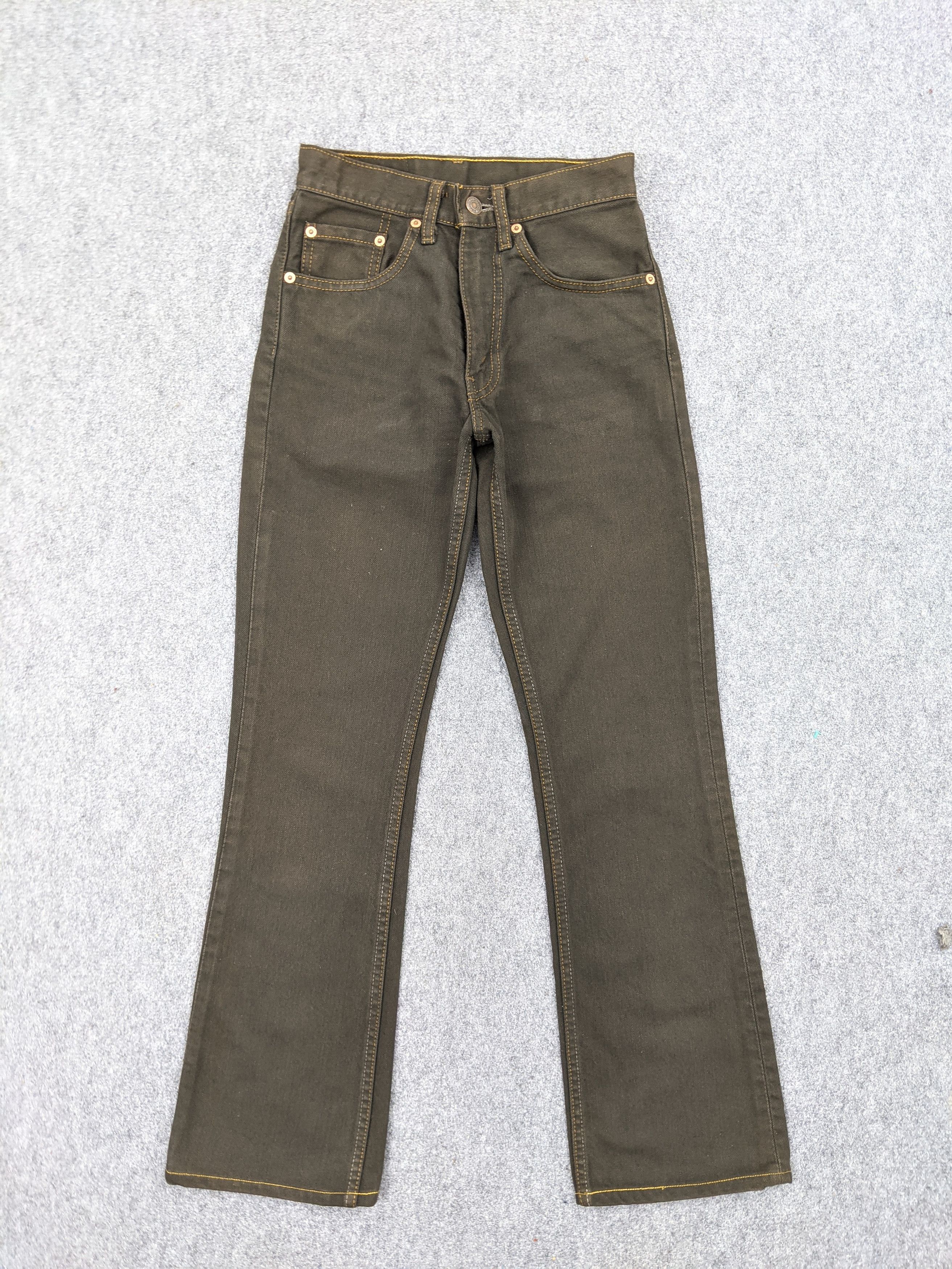 image of 90's Levis 550 Flared Bootcut Jeans in Brown, Men's (Size 26)