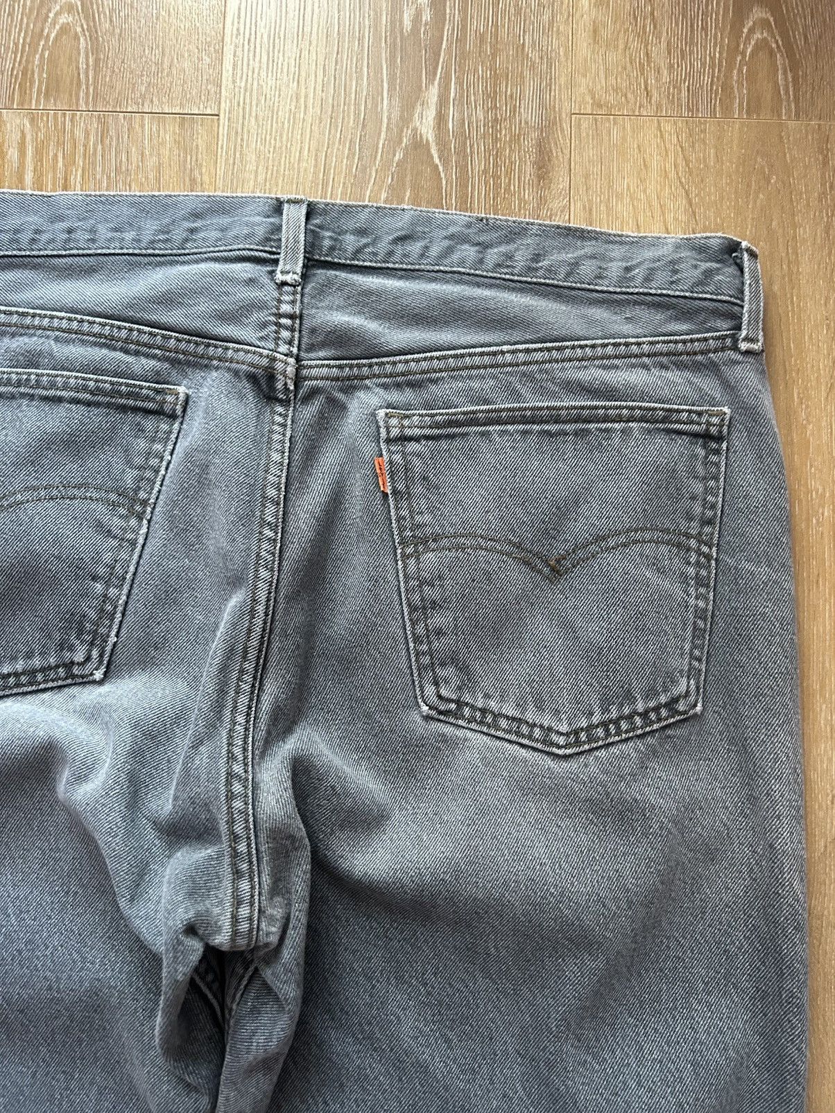 Levi's × Levi's Vintage Clothing × Vintage 🔥VINTAGE BAGGY LEVIS 615 ASH GRAY DENIM JEANS 1997🔥 Size US 38 / EU 54 - 15 Thumbnail