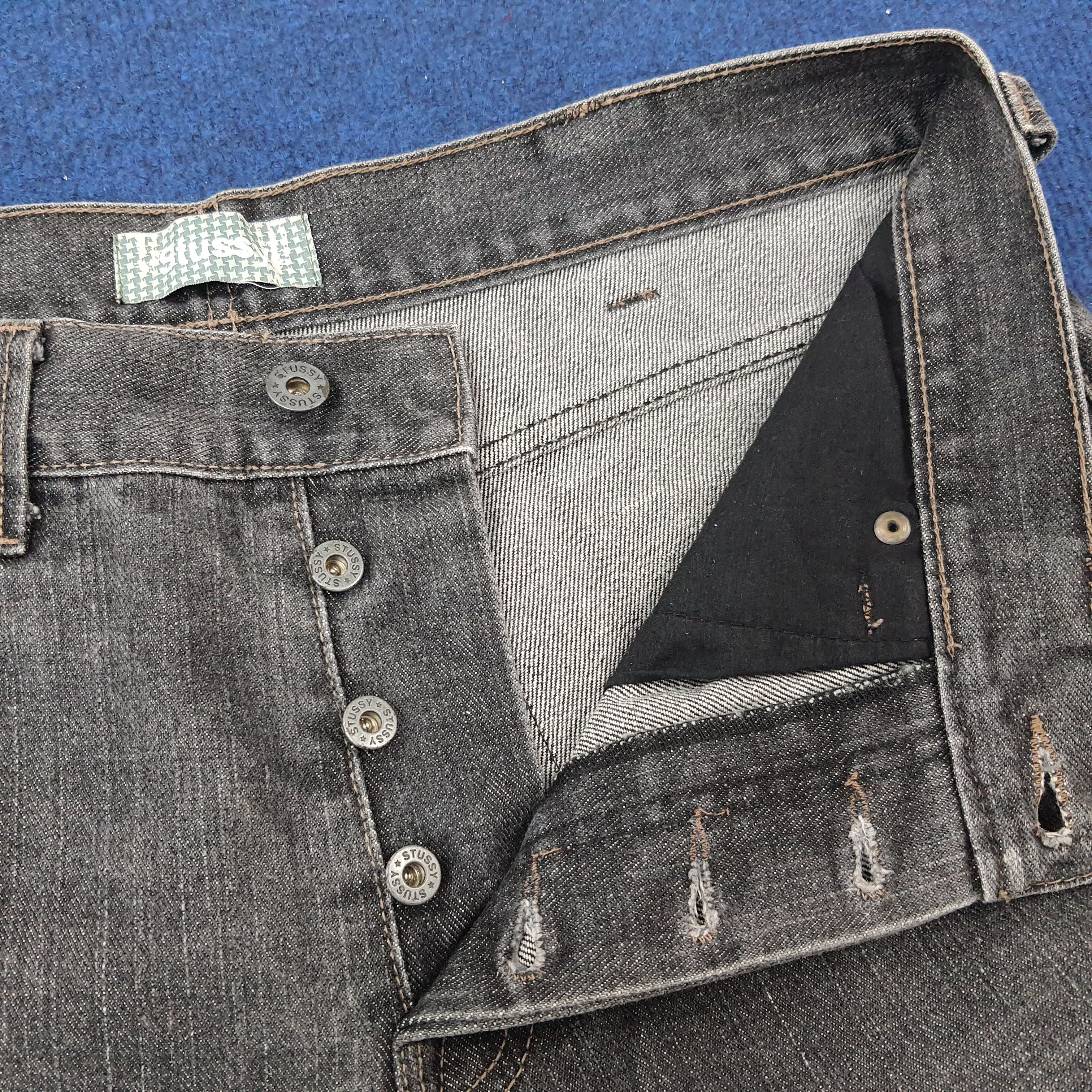Stussy Vintage Stussy Streetwear Custom Logo Jeans Size US 34 / EU 50 - 6 Thumbnail