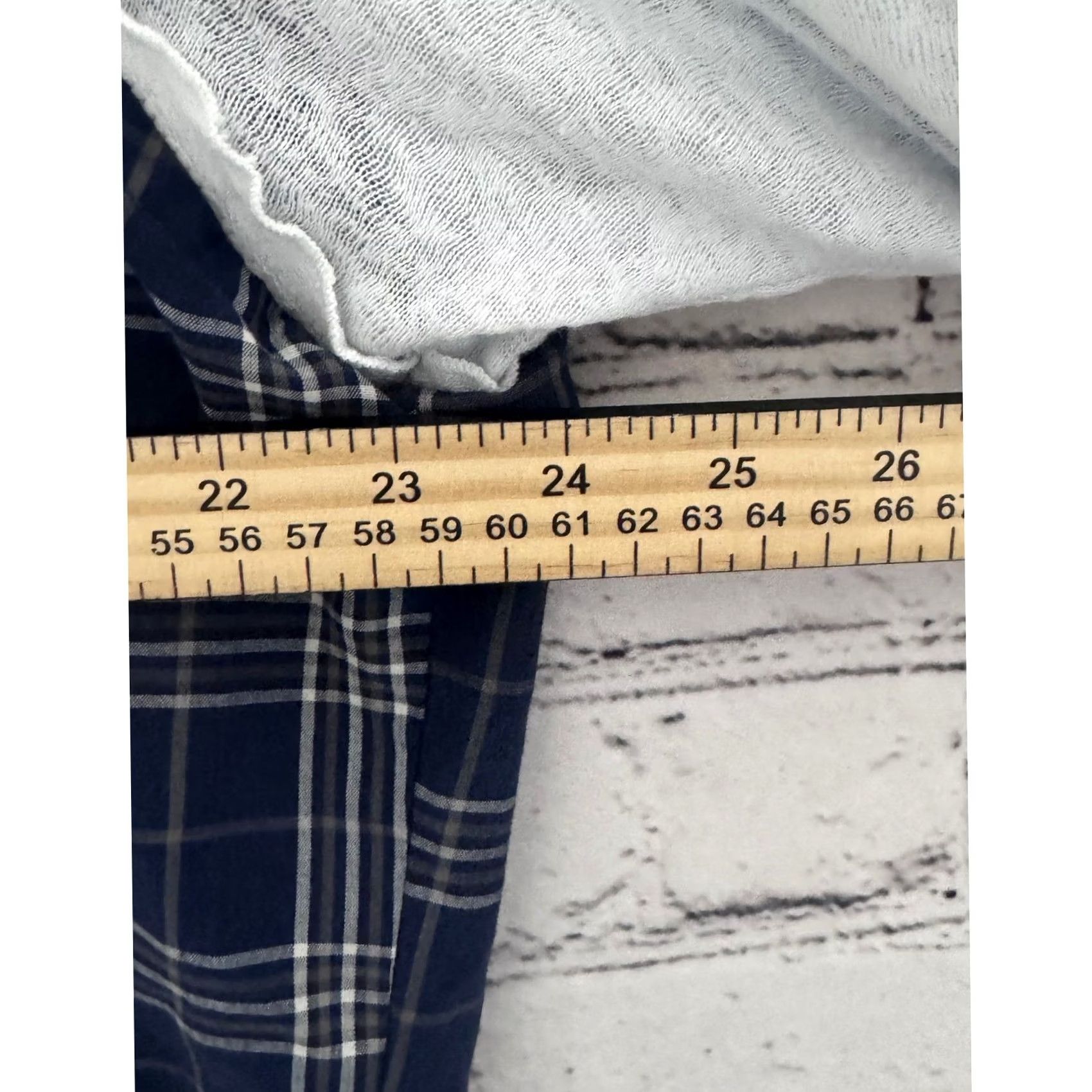 Van Heusen VINTAGE CORUM by VAN HEUSEN Womens XL Plaid Tunic Shirt Button Down Unique Design Size XL / US 12-14 / IT 48-50 - 5 Thumbnail