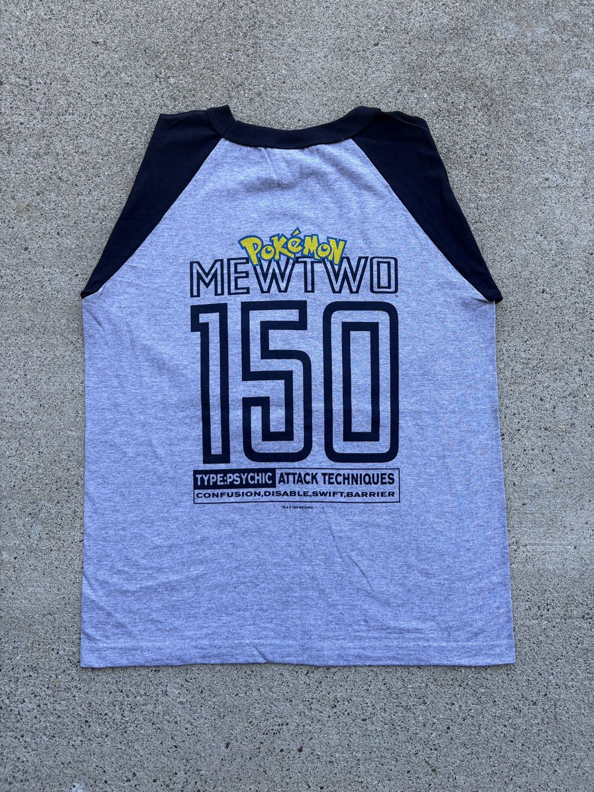 Pokemon Vintage 1999 Pokèmon “#150” MewTwo 3/4 Sleeve Shirt Size M Size US M / EU 48-50 / 2 - 2 Thumbnail
