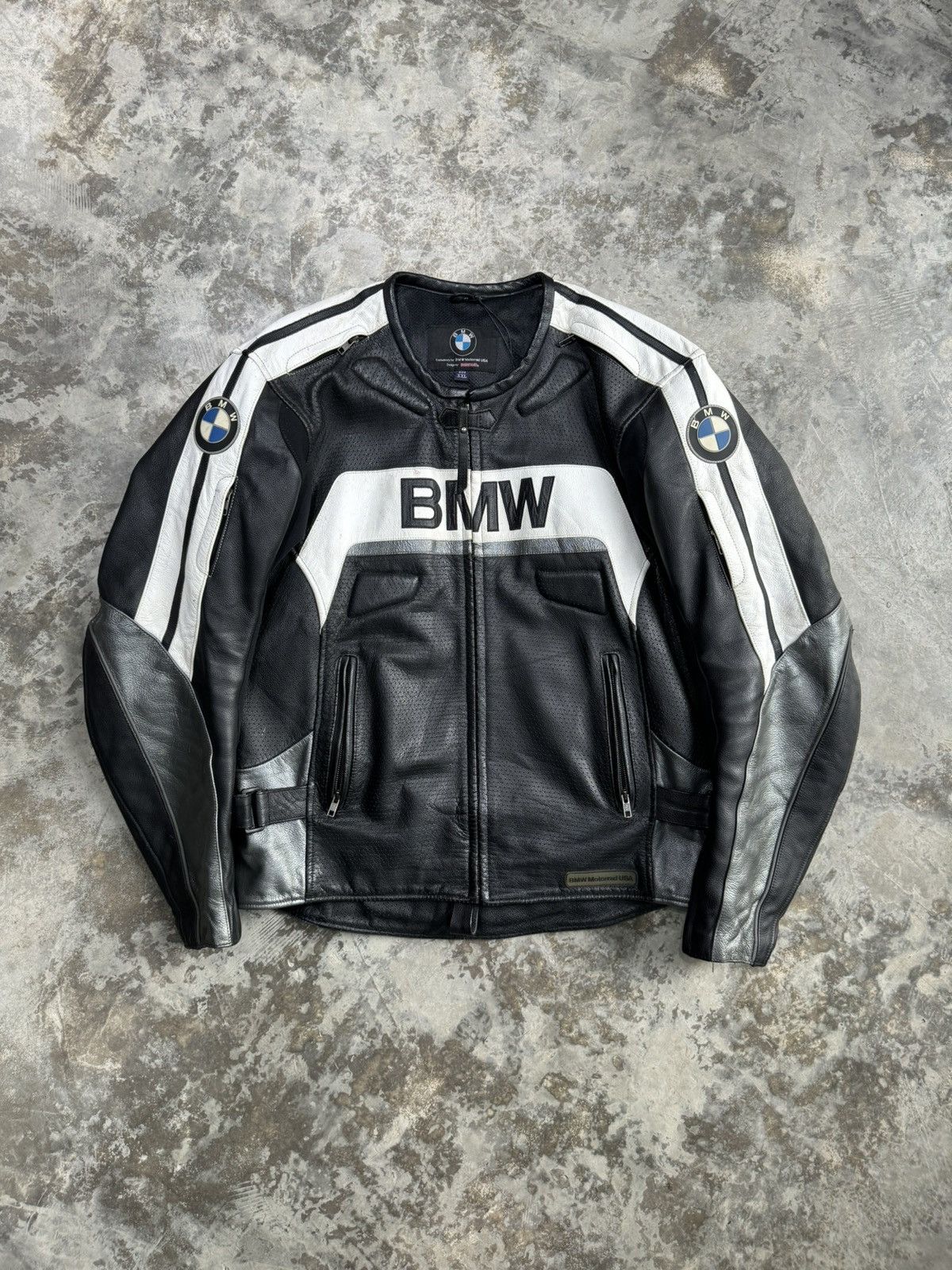 BMW × Vintage Vintage 2000s BMW Leather Jacket | Grailed
