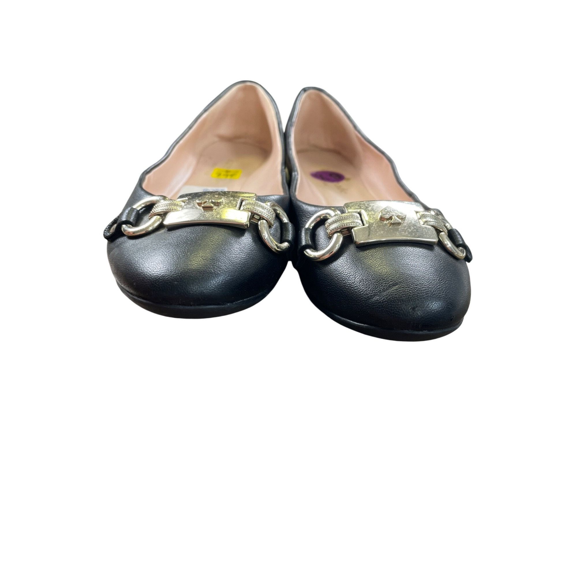 Kate Spade Kate Spade Payton Black Leather Flats Loafers Shoes Size 6.5 Size US 6.5 / IT 36.5 - 5 Thumbnail