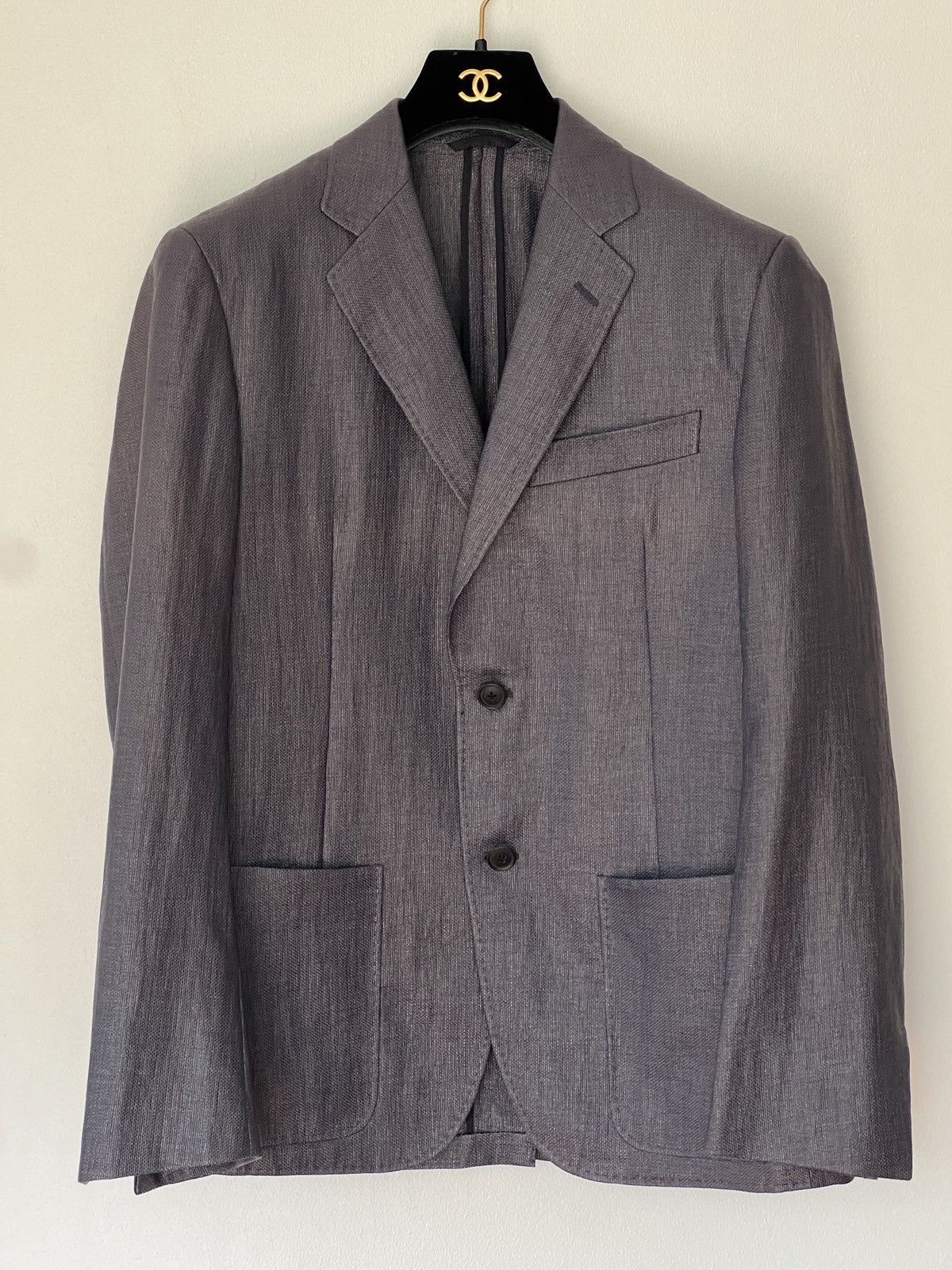 Hermes Hermes hand woven raffia blazer Size 38R - 7 Thumbnail