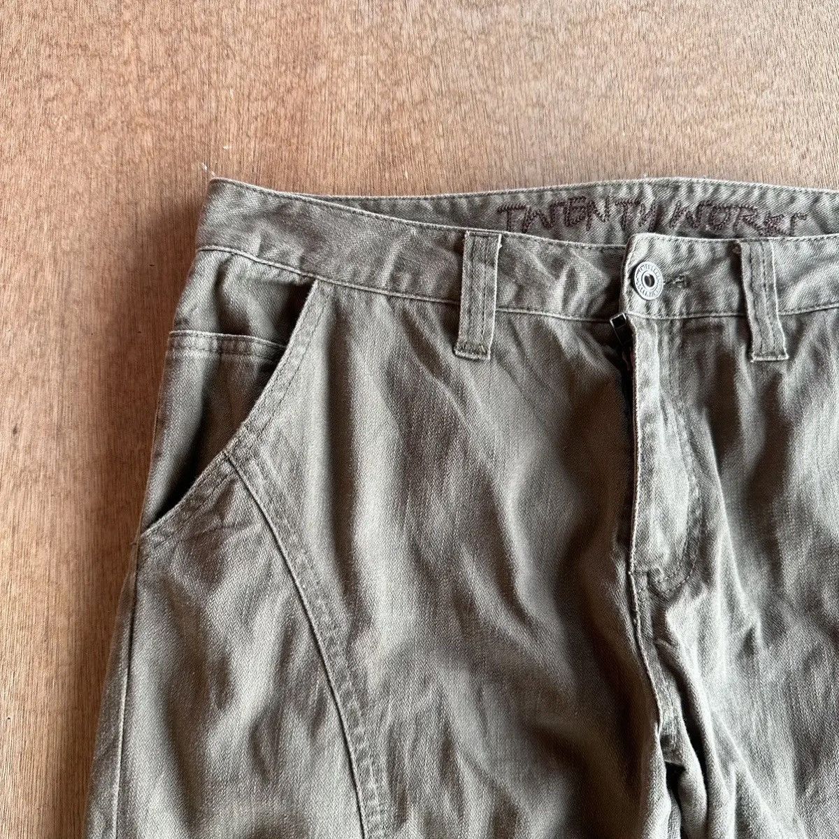 Japanese Brand SICKSS🔥W33 L31 TWENTY WORK TACTICAL CURVE BANANA LEGS CARGO Size US 33 - 7 Thumbnail