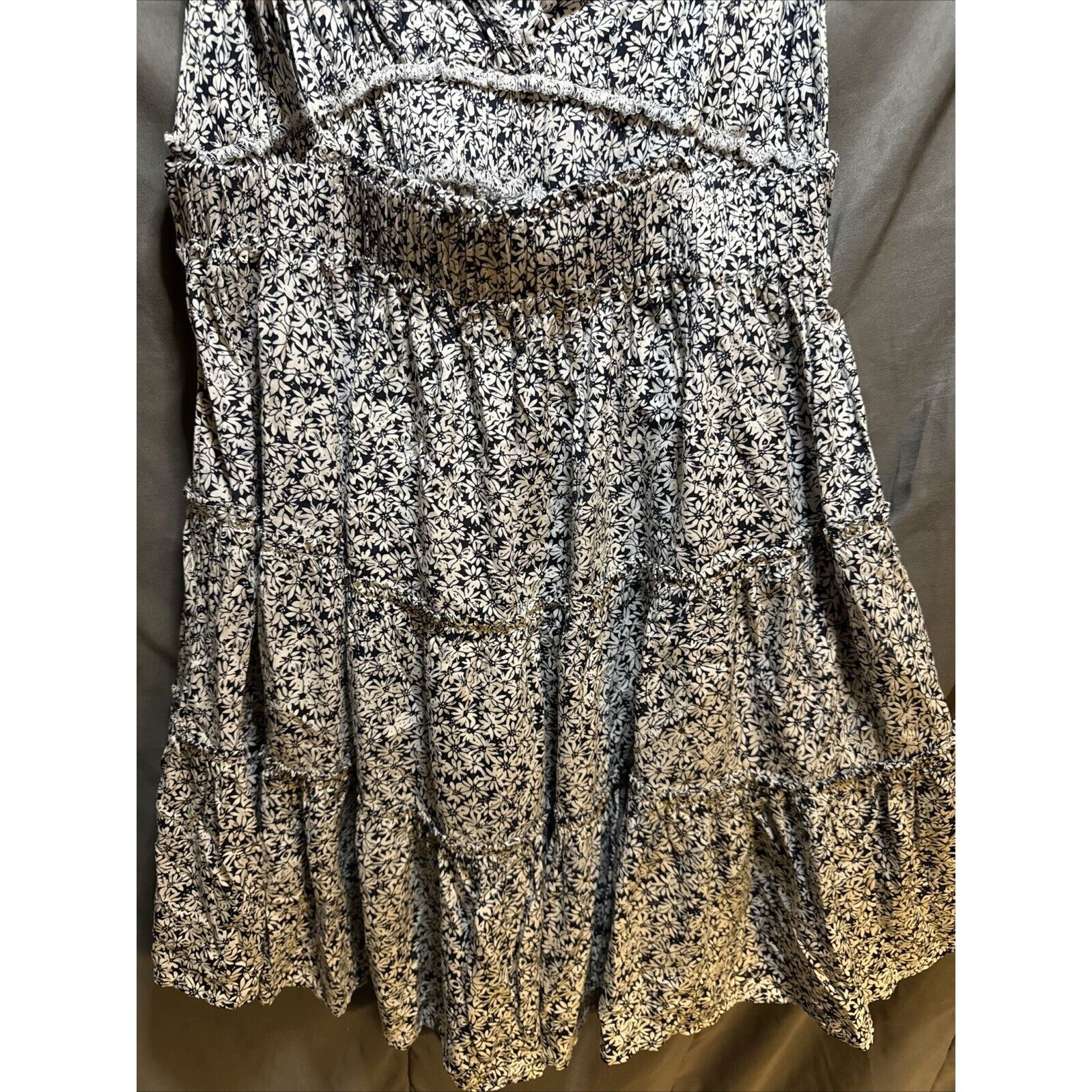 Other Cotton Candy LA Women Babydoll Top Scrunched Ruffled Adjusta Size S / US 4 / IT 40 - 8 Thumbnail