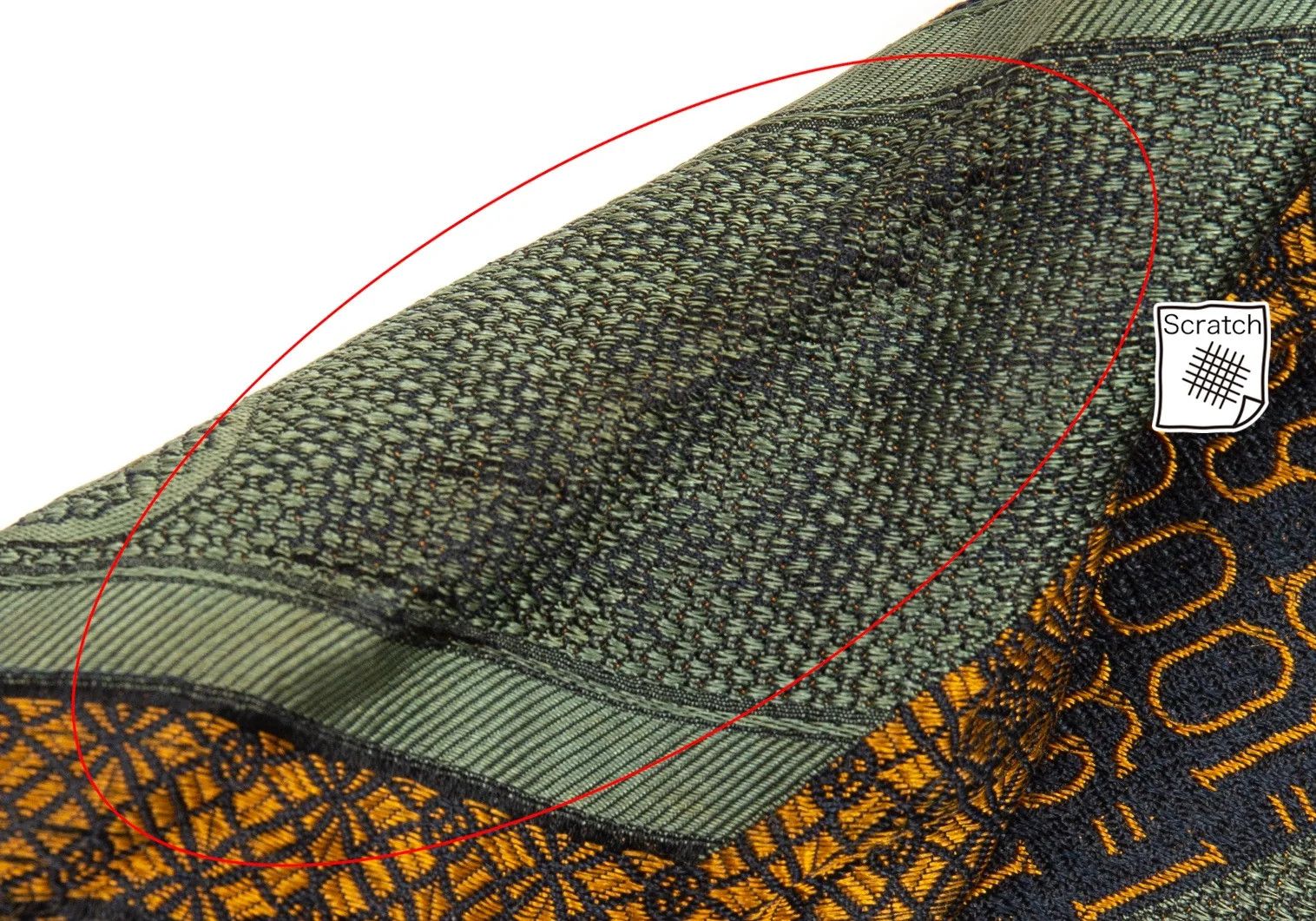 Jean Paul Gaultier Silk Manager Guard Tie in Orange, Green, and Black Size ONE SIZE - 10 Thumbnail