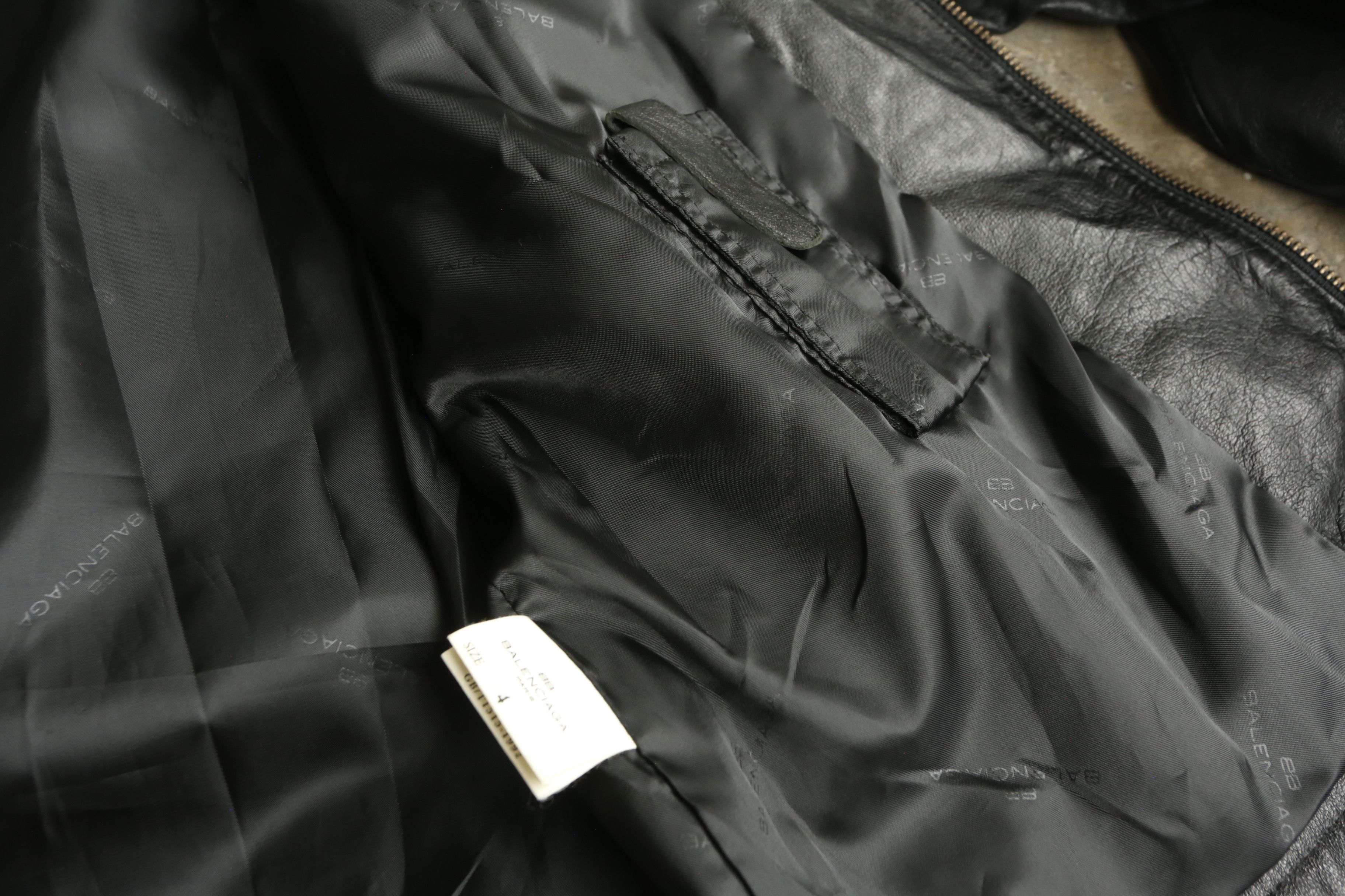 Balenciaga Balenciaga - Vintage - Zip-Up Leather Jacket Size US M / EU 48-50 / 2 - 11 Thumbnail