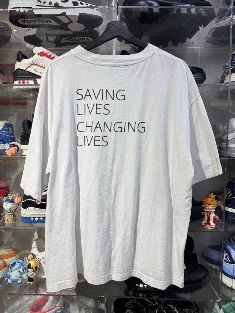 Balenciaga Balenciaga White Short Sleeve T-Shirt-2507 Size US L / EU 52-54 / 3 - 3 Thumbnail