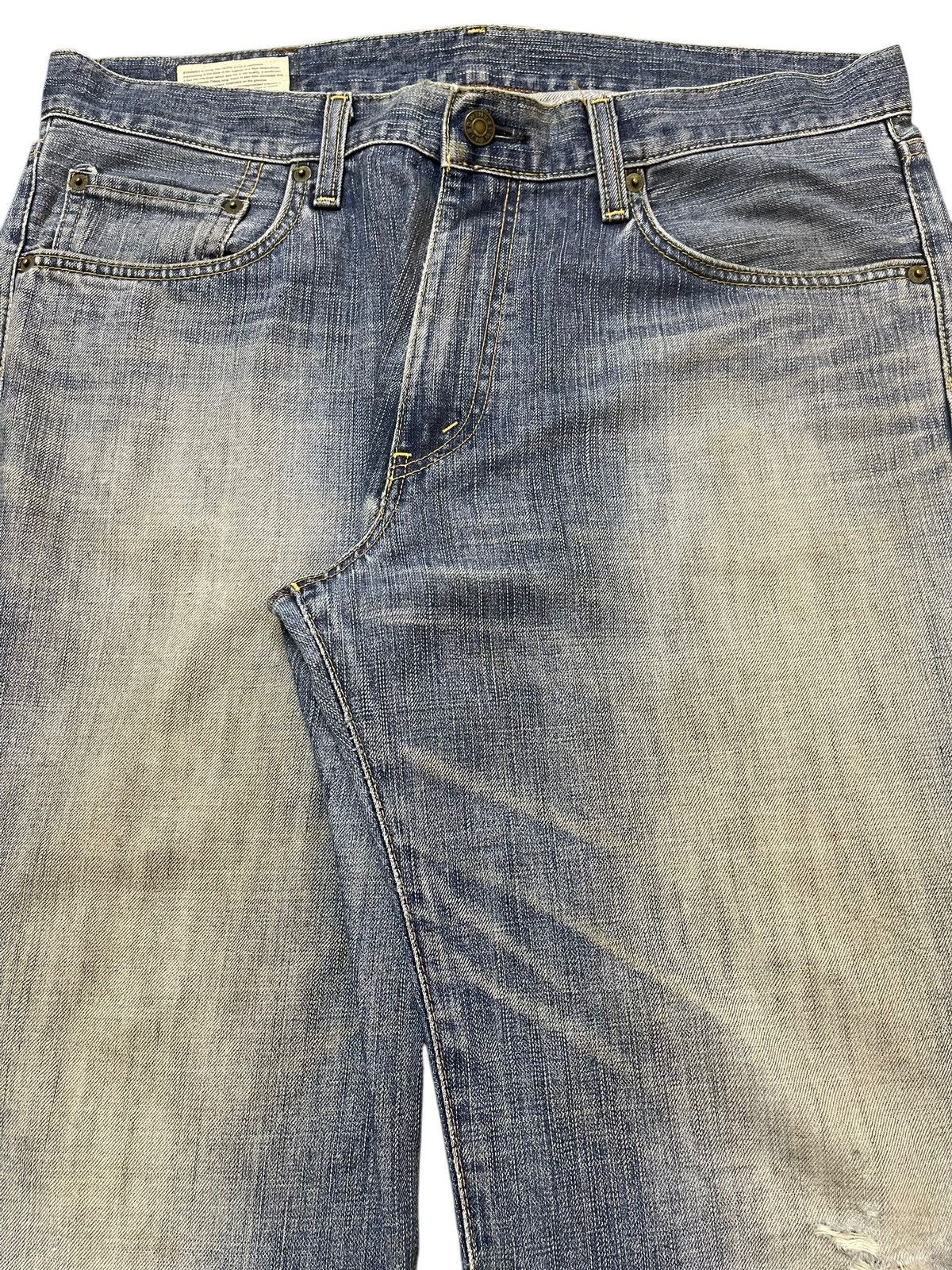 Vintage Edwin 503 Faded Wash Distressed Style Jeans