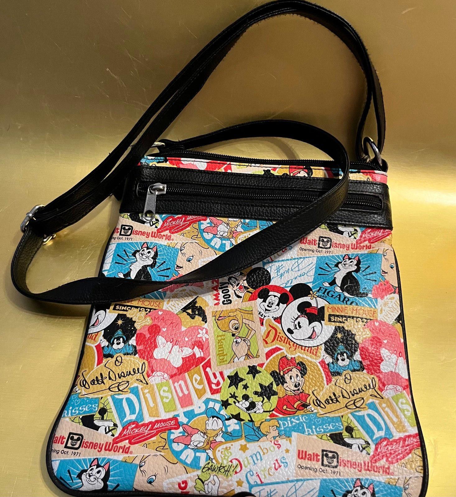Disney Disney Vintage Style Crossbody Bag Classic Characters Print Size ONE SIZE - 3 Thumbnail