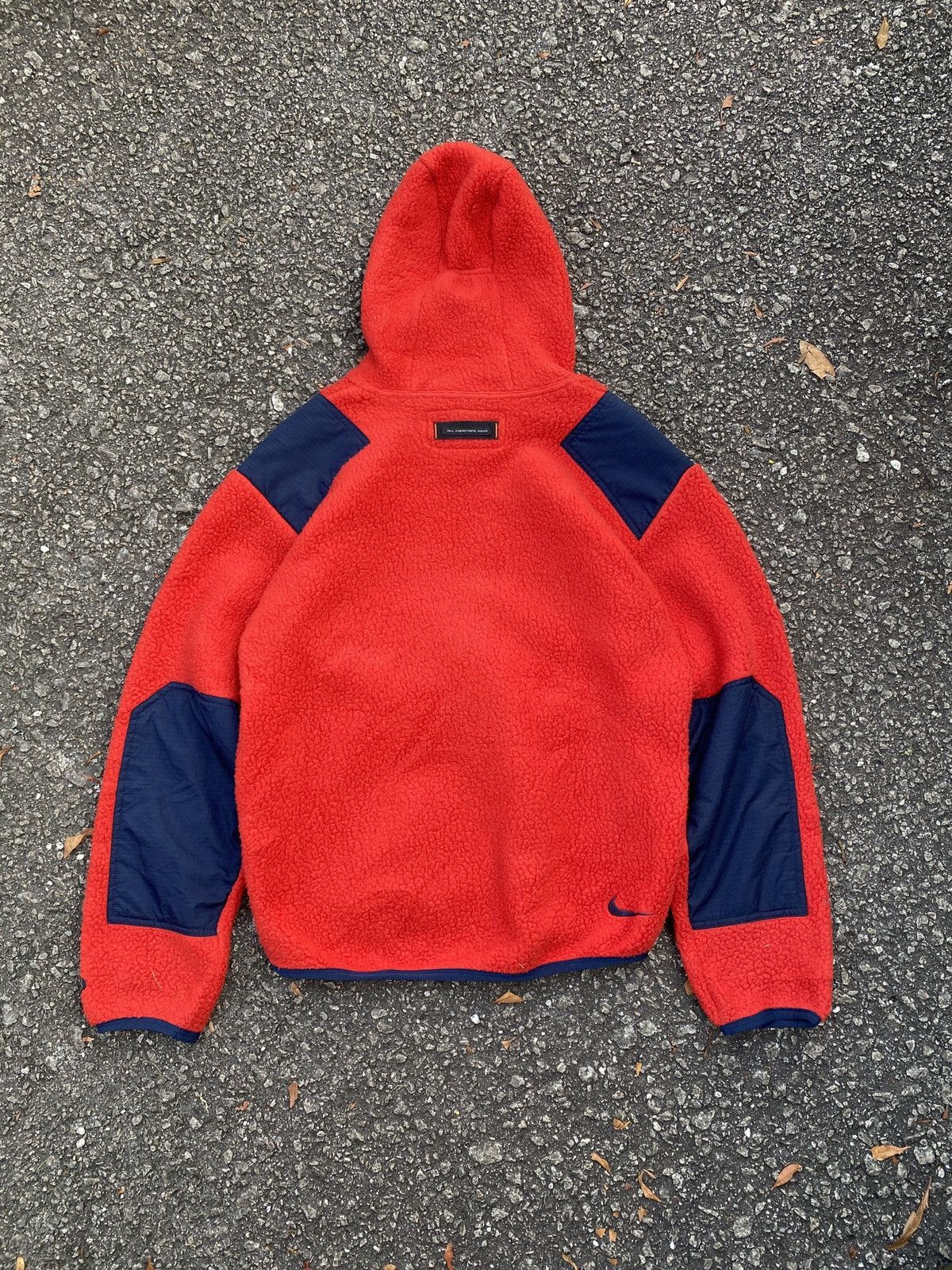Nike ACG × Vintage Vintage Nike ACG Fleece Deep Pile Ninja Mask Hoodie Size US M / EU 48-50 / 2 - 2 Thumbnail